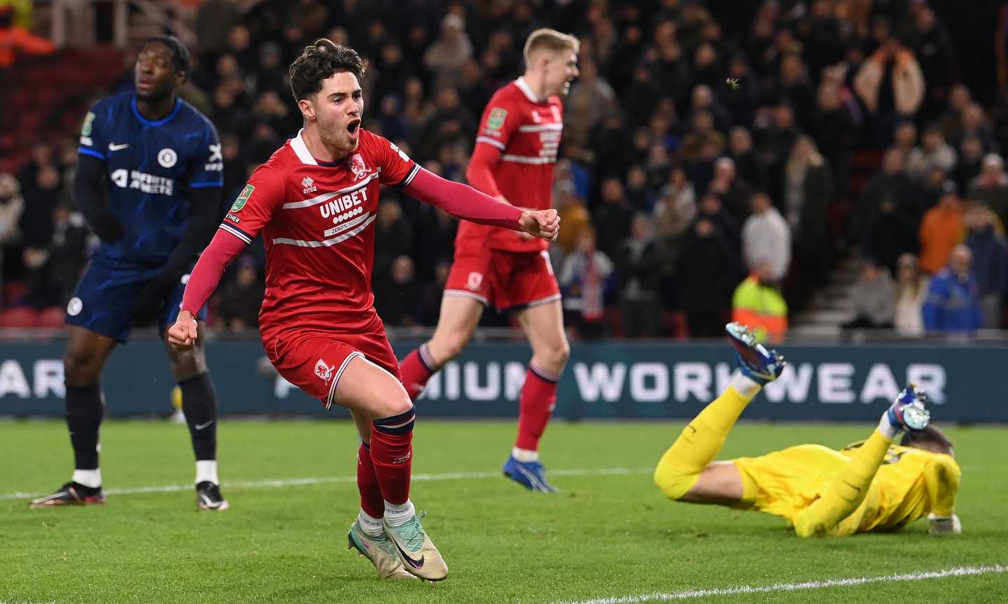 Coppa di Lega inglese: il Chelsea perde col Middlesbrough nell'andata della semifinale