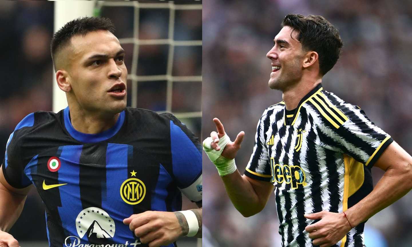 Inter-Juventus, Lautaro contro Vlahovic: numeri a confronto