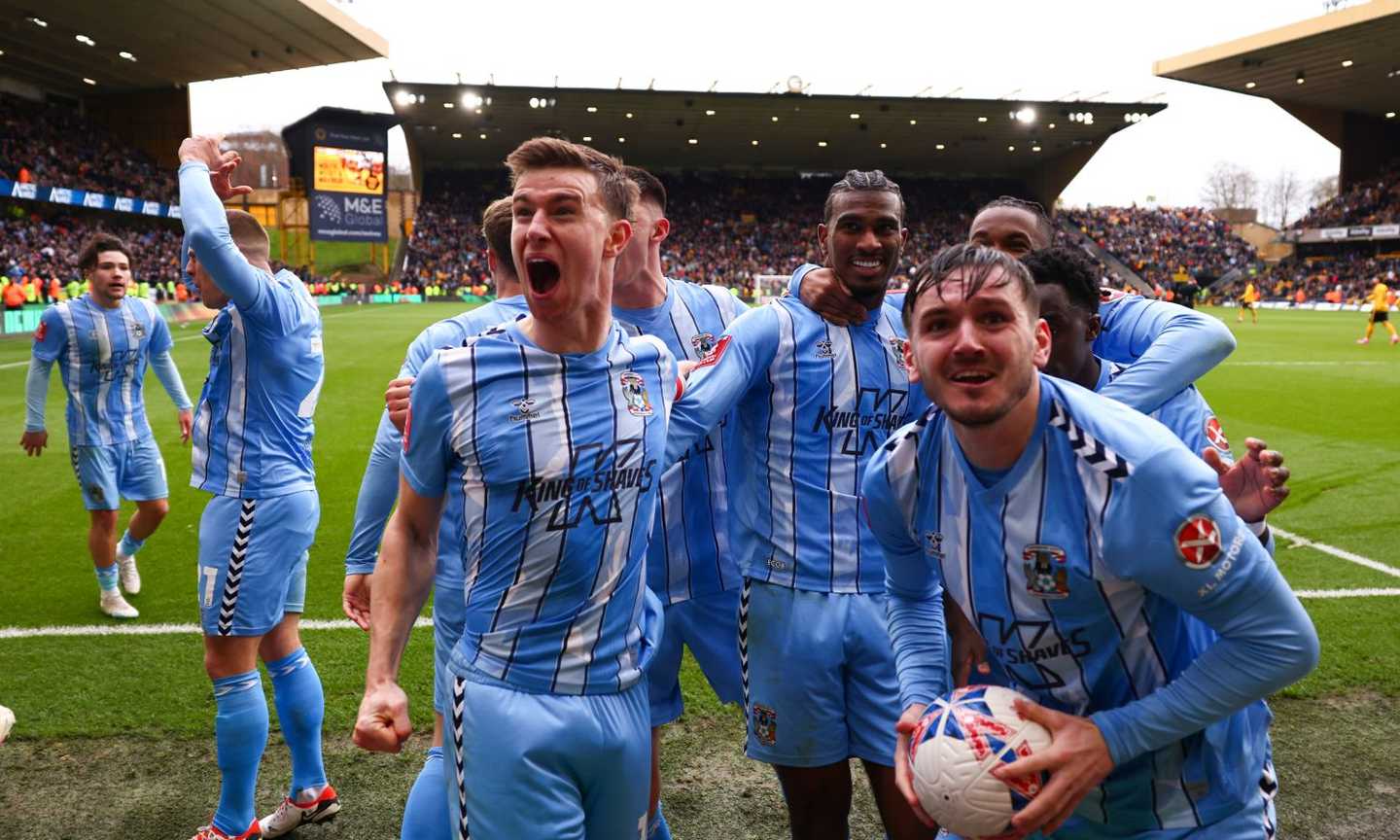 Impresa straordinaria del Coventry: sotto 2-1 all'88', rimonta al 100' e vola in semifinale di FA Cup