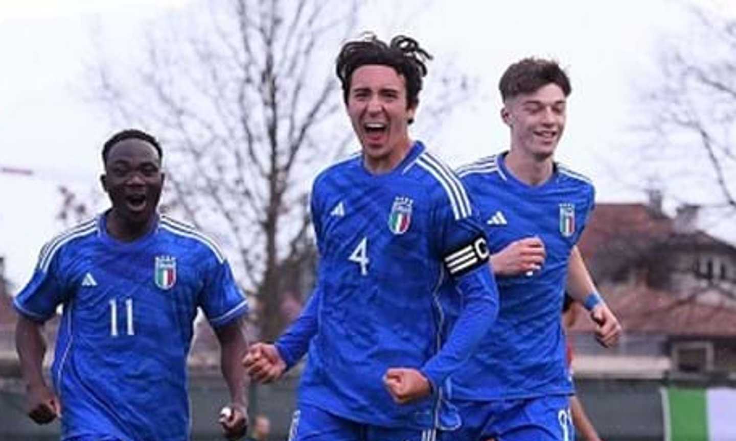 L'Italia Under 18 vince nel segno degli atalantini Bonanomi e Mendicino