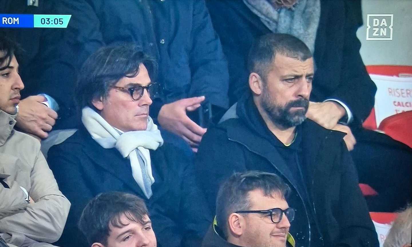 Monza-Roma, Montella e Samuel in tribuna