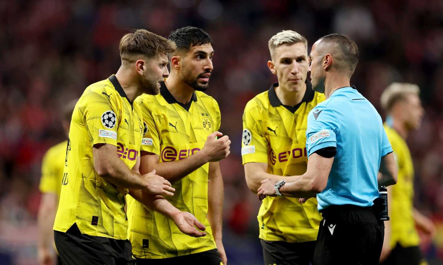 Atletico Madrid-Borussia Dortmund, la MOVIOLA: Lino salta il ritorno, Fullkrug chiede un rigore