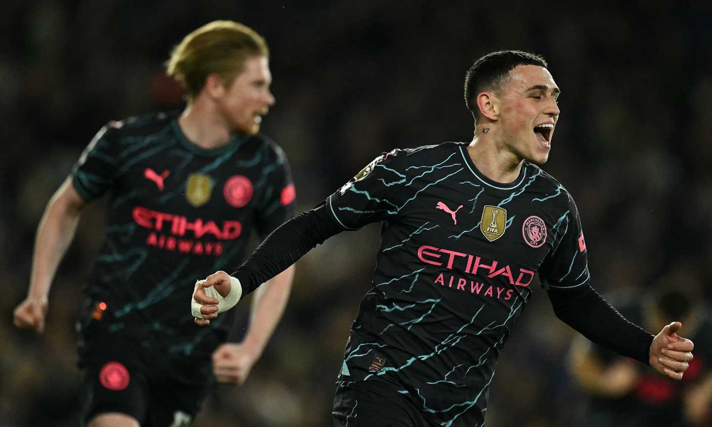 Brighton-Manchester City 0-3 LIVE: De Bruyne e doppio Foden, tris in poco più di mezz'ora