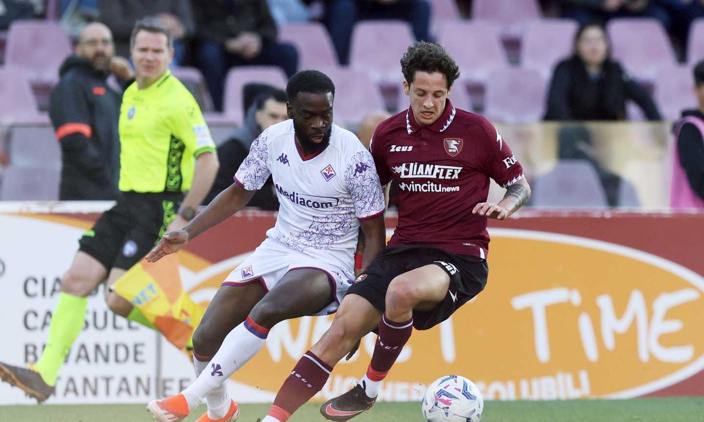 Salernitana-Fiorentina 0-2: il tabellino