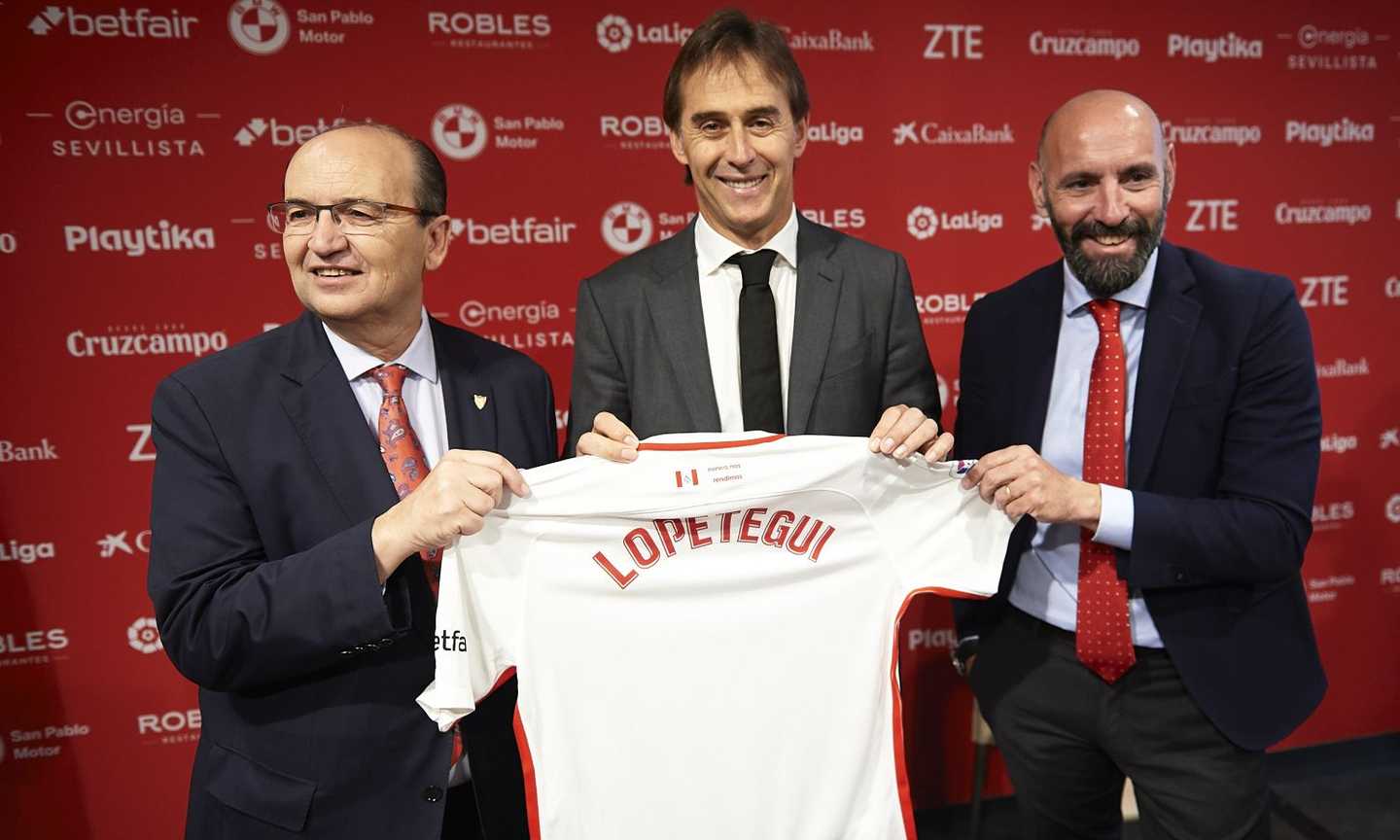 Milan, Monchi su Lopetegui: 'Non è egoista, sa lavorare con i big e sa gestire la pressione'