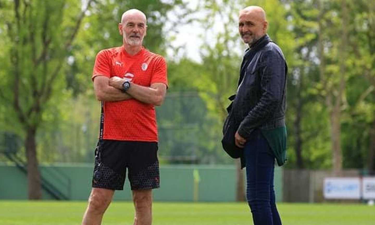 Milan, Spalletti in visita: il CT ha seguito l'allenamento di Pioli, tutti i motivi