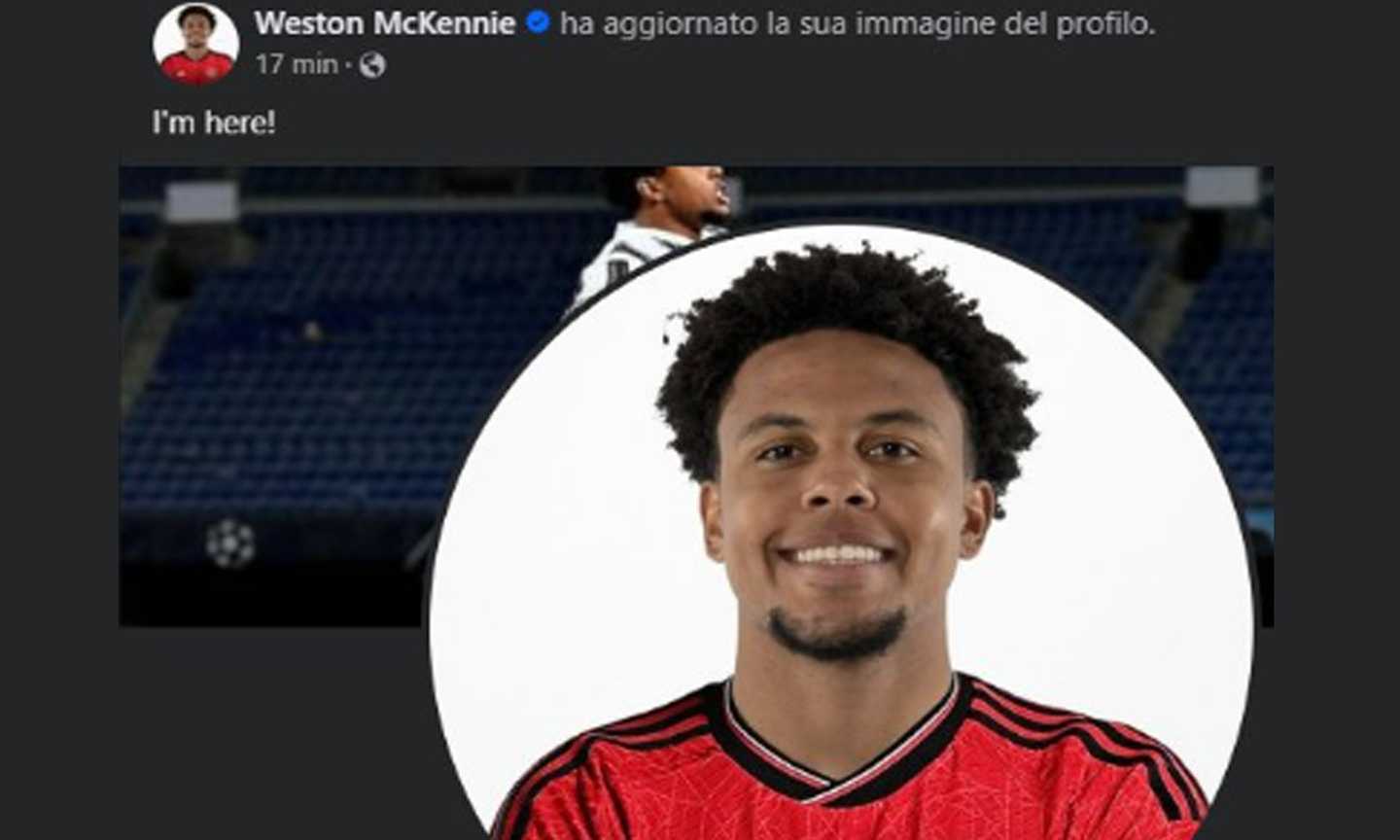 Juventus, McKennie al Manchester United? La FOTO sui social fa discutere, ecco cosa c'è dietro