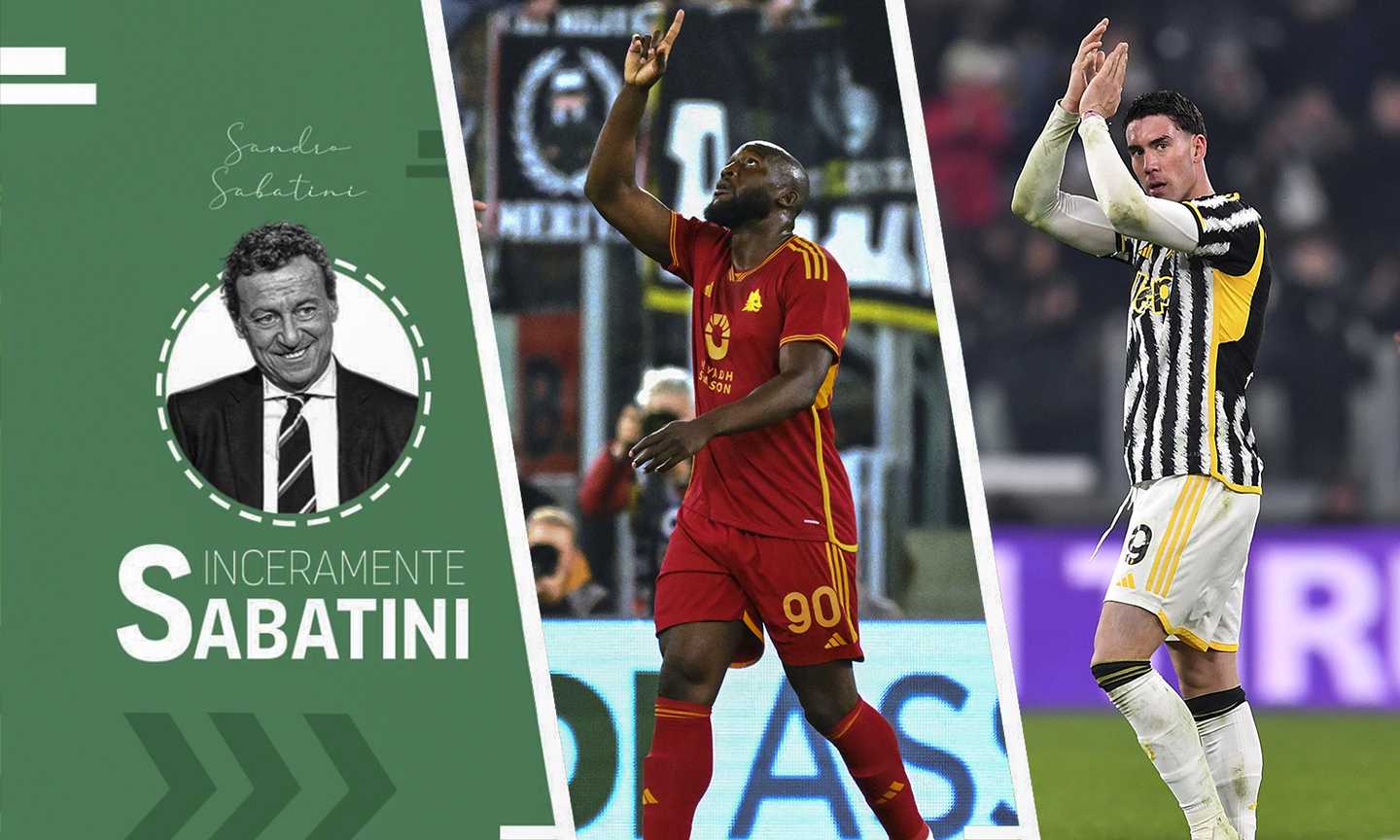 Roma e Juve, chi meglio fra Lukaku e Vlahovic?  I numeri non mentono, basta propaganda. Solo il serbo è migliorato