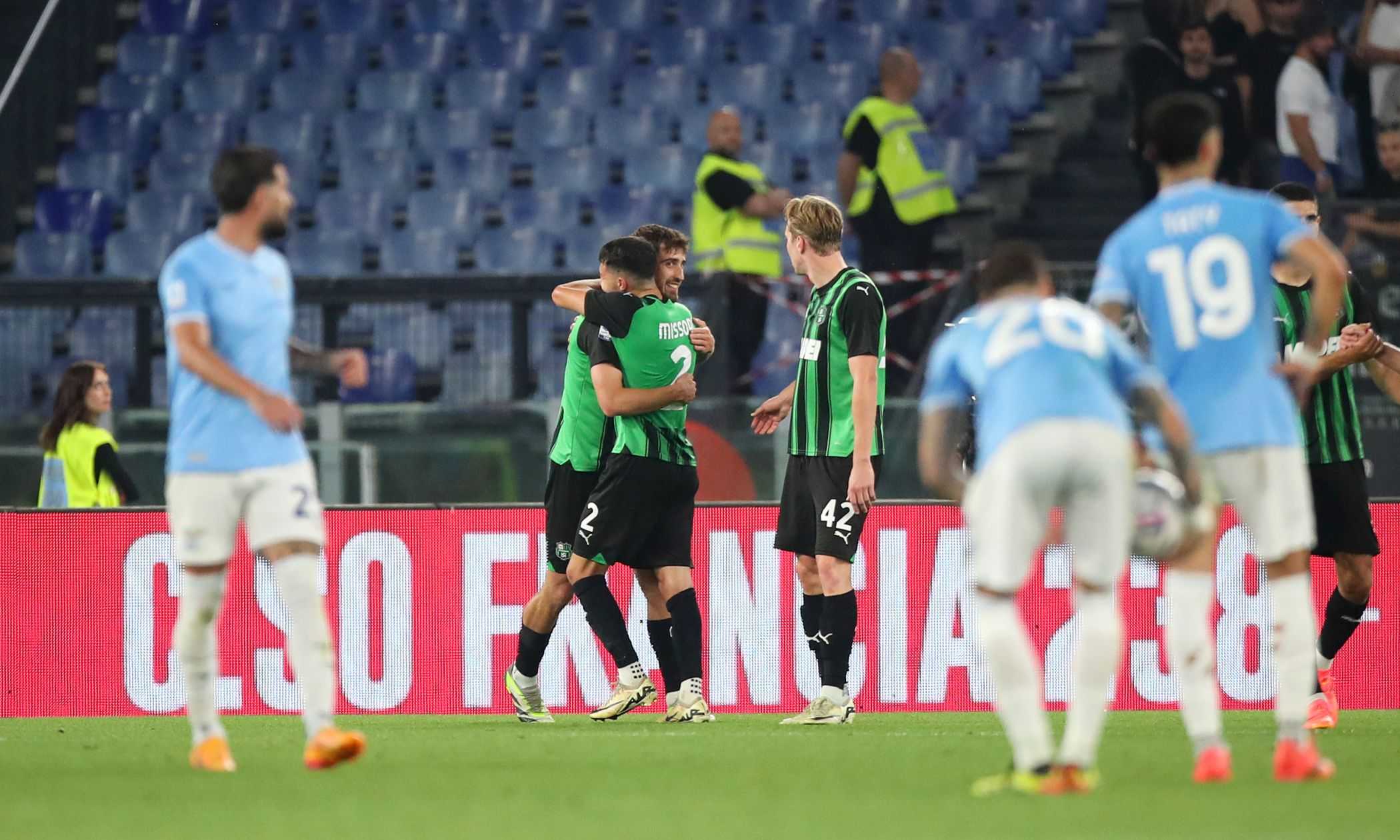 Lazio in Europa League: basta l'1-1, il Sassuolo saluta la Serie A con un pari