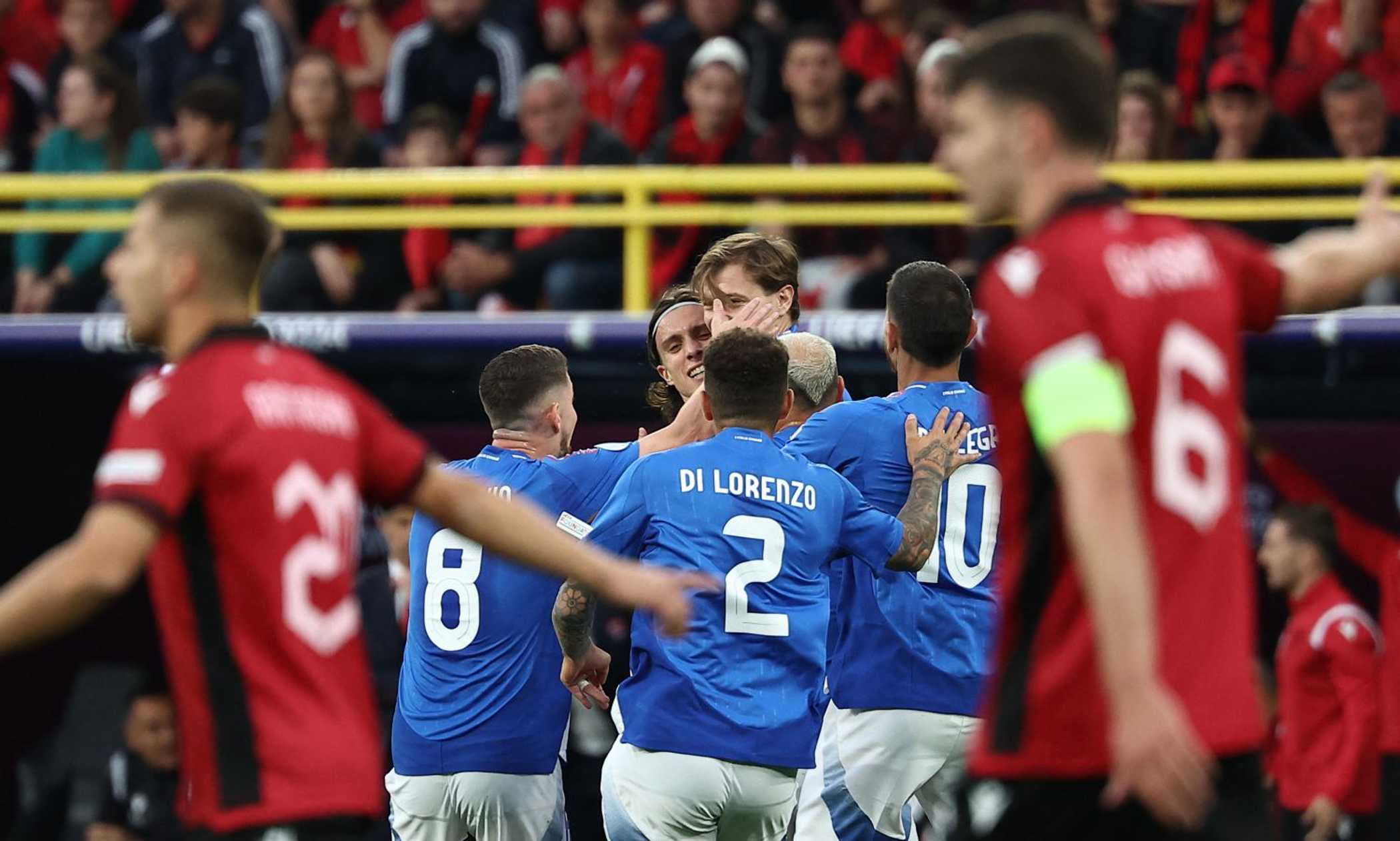 Italia-Albania, la MOVIOLA: check del Var sul gol di Barella