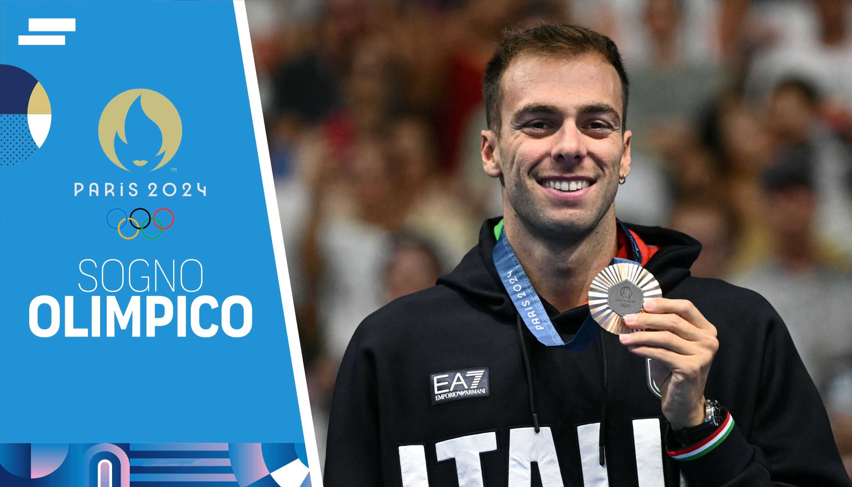 Paltrinieri è leggenda: bronzo negli 800 stile libero, primo italiano a medaglia in 3 Olimpiadi di fila