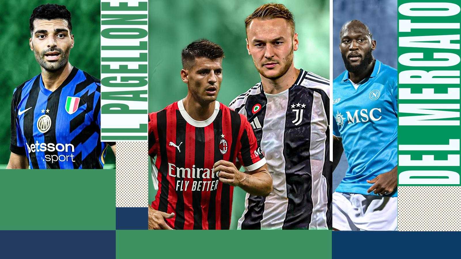 Il Pagellone del Calciomercato: Juventus regina, il Milan strappa la sufficienza, Inter 6,5 e Napoli a un passo dal 9