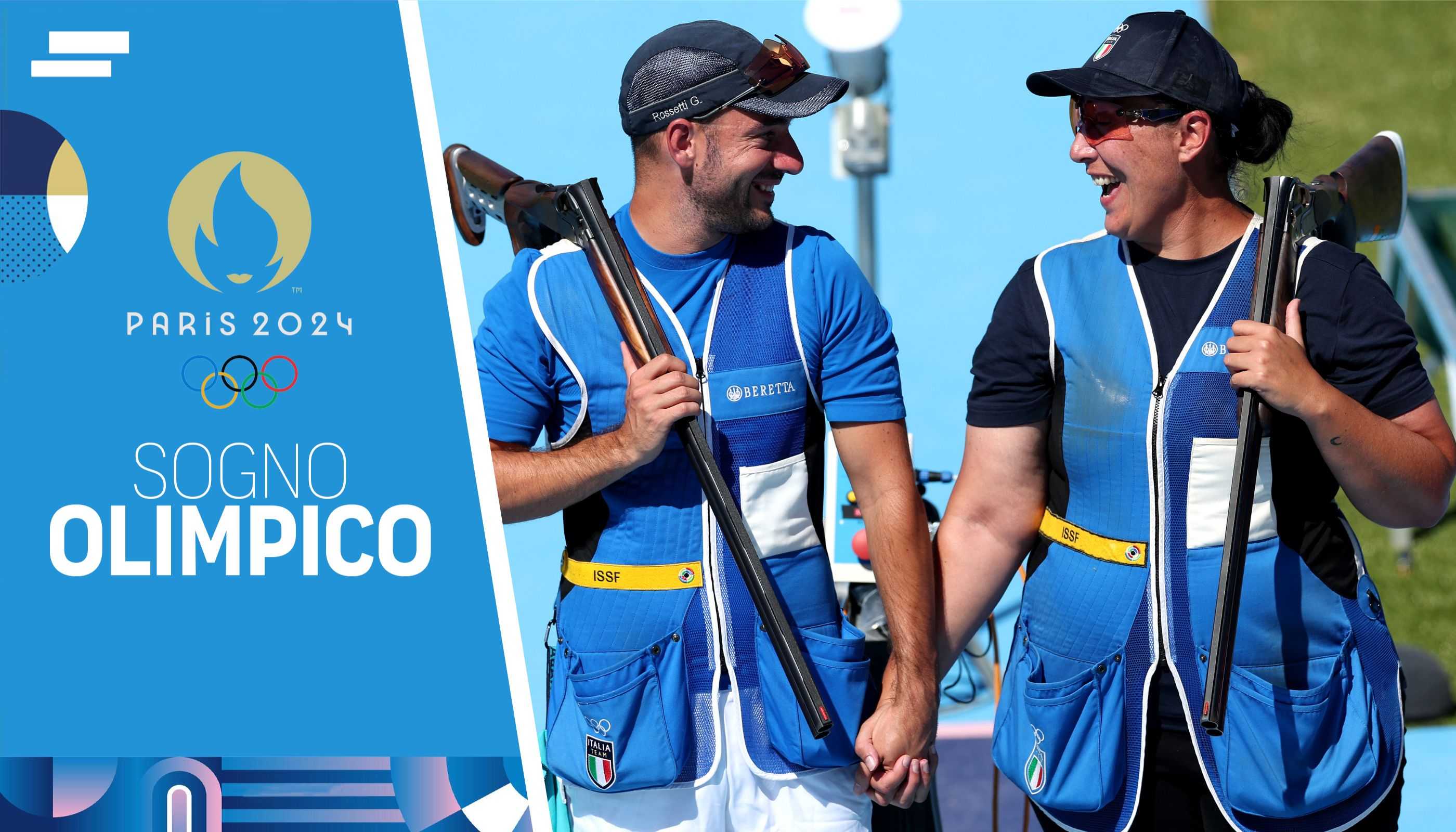 Olimpiadi Parigi 2024, oro nel tiro a volo: Bacosi-Rossetti vincono nello skeet