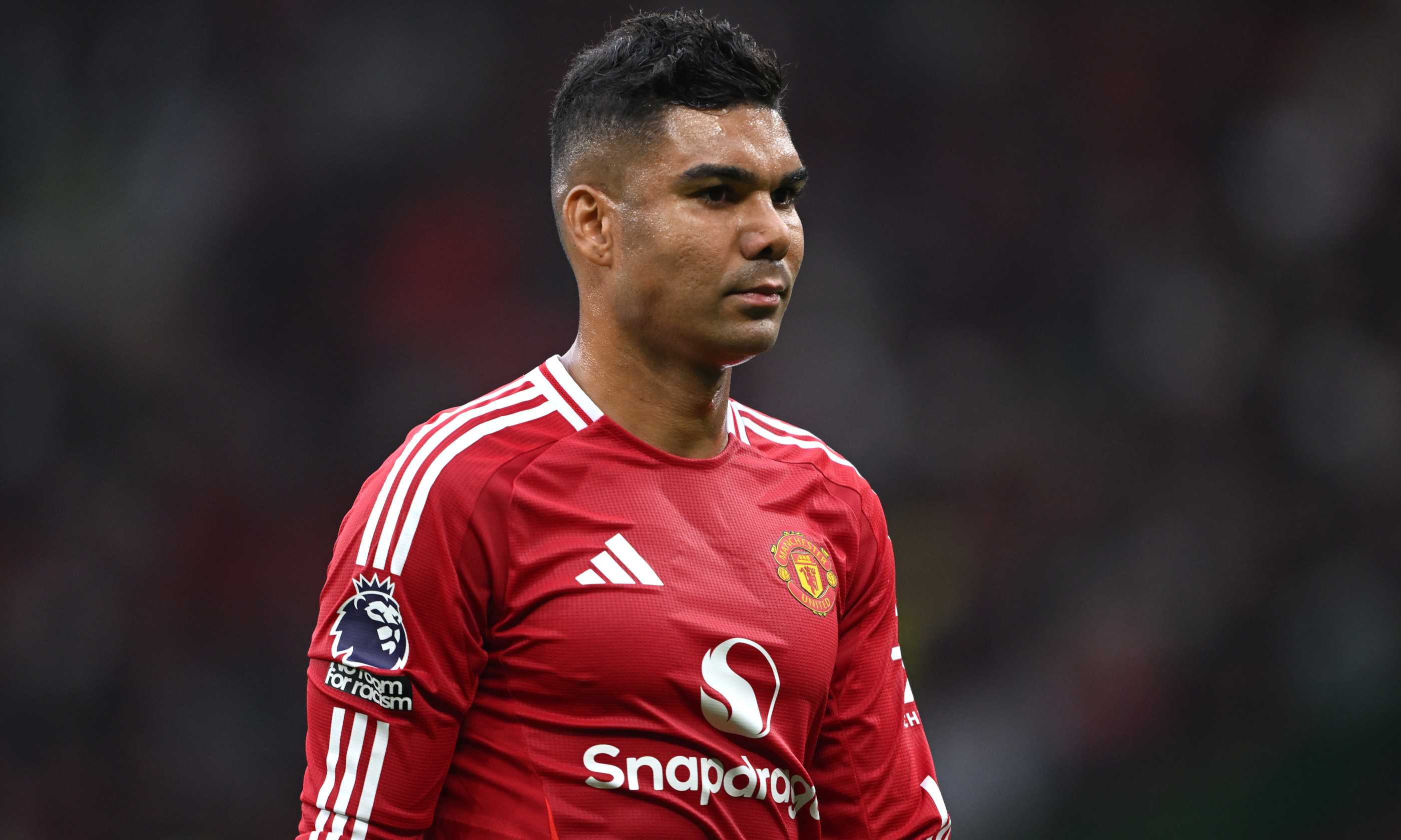 Casemiro da incubo in Manchester United-Liverpool 0-3: la risposta sui social della moglie