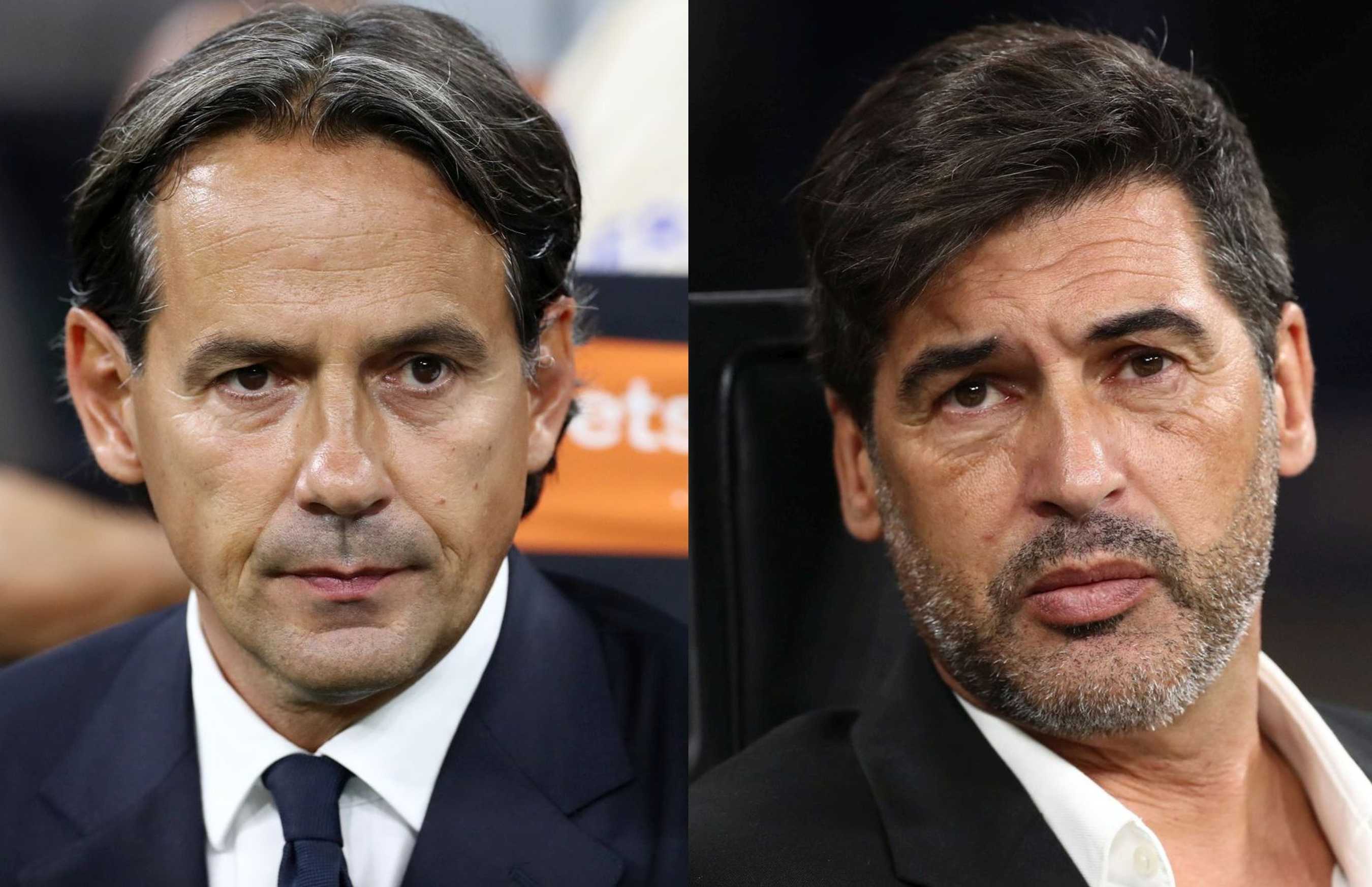 Verso Inter-Milan: Fonseca si gioca tutto, Inzaghi per la settima di fila. Bandierine con due stelle in Curva Nord