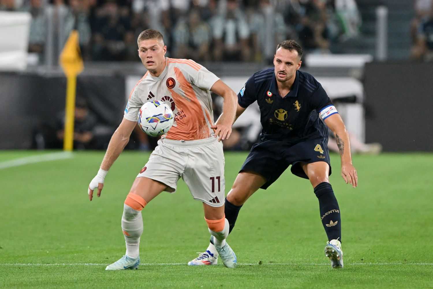 Juventus-Roma 0-0, il tabellino