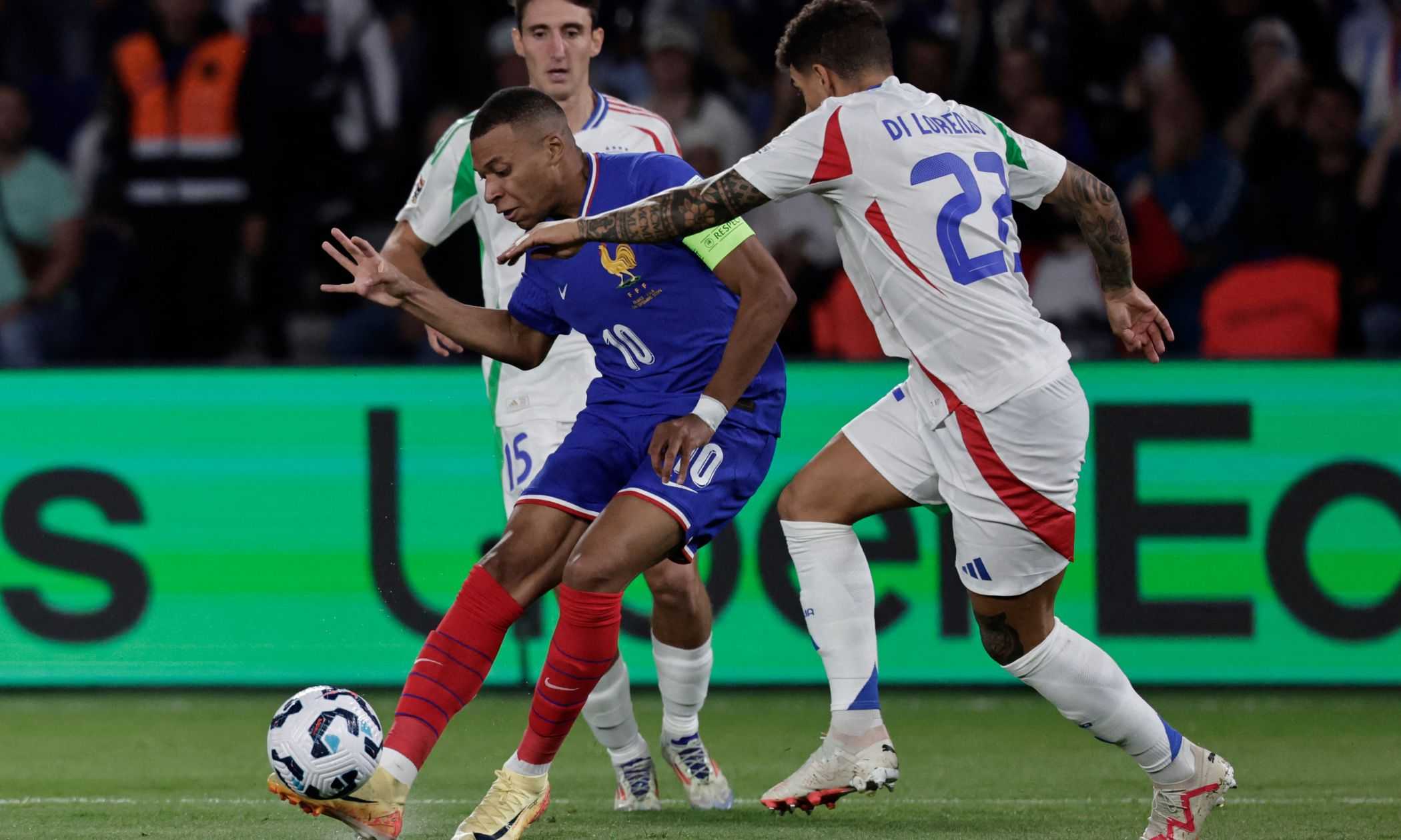 Francia-Italia LIVE 1-0: dominio Bleus, azzurri in difficoltà