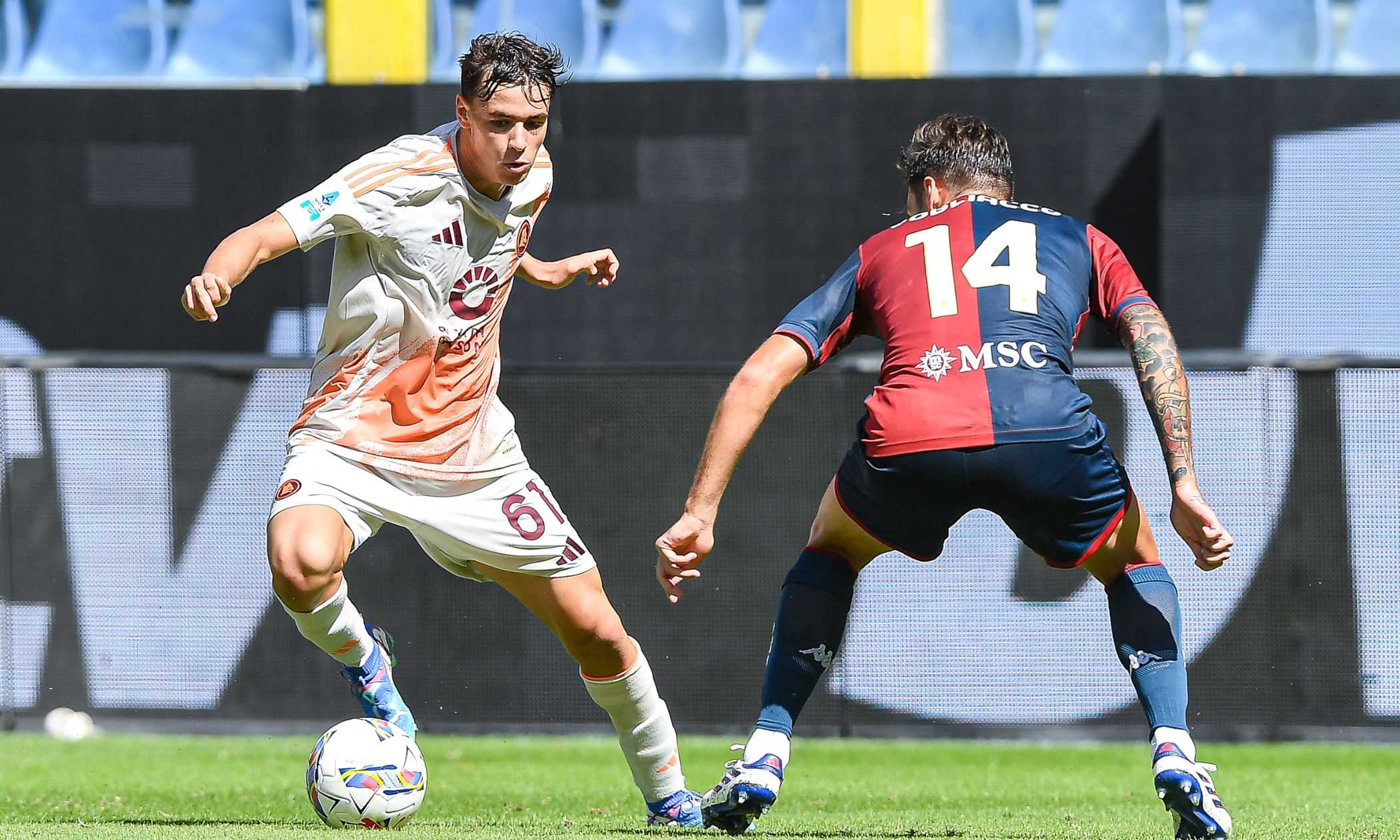 Genoa-Roma LIVE 0-1 al 45': buona prova della squadre di De Rossi che trova anche il gol di Dovbyk