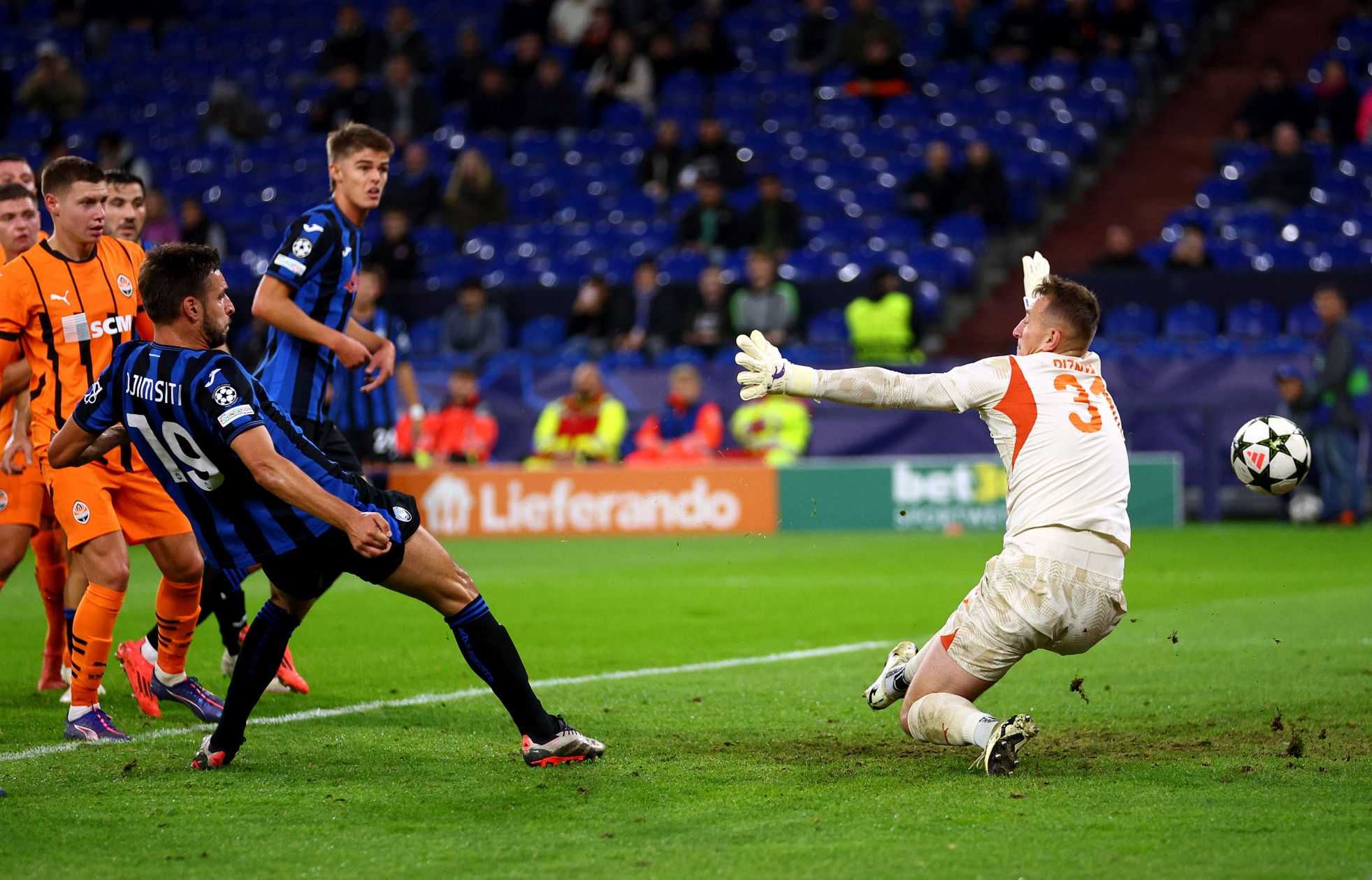 Shakhtar Donetsk-Atalanta 0-3, il tabellino