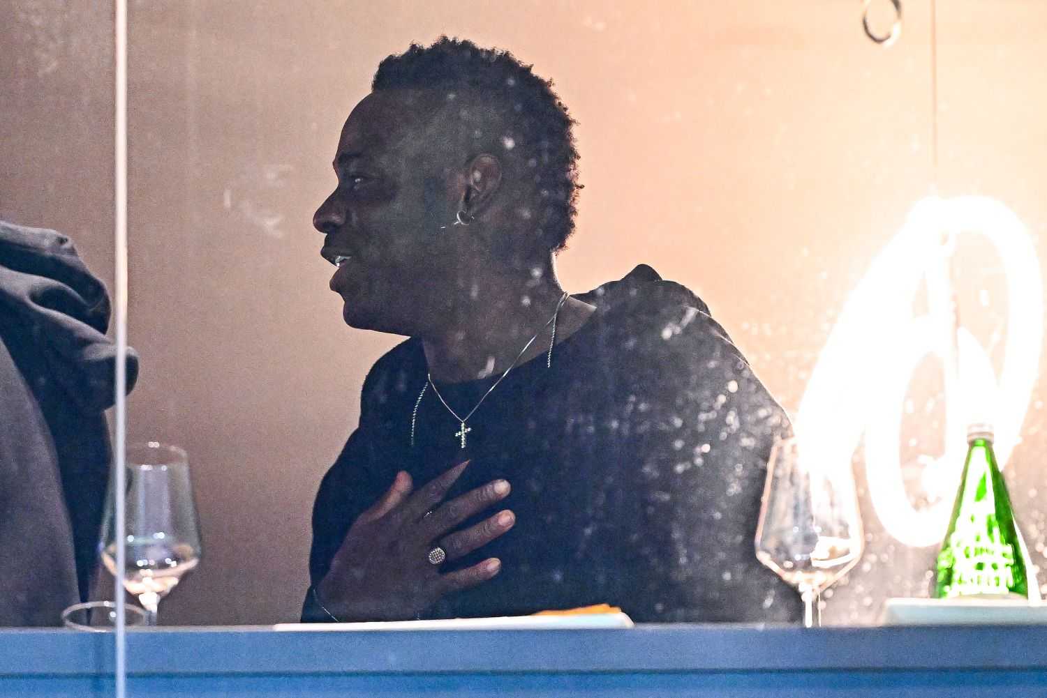 La prima foto di Balotelli a Marassi per Genoa-Fiorentina