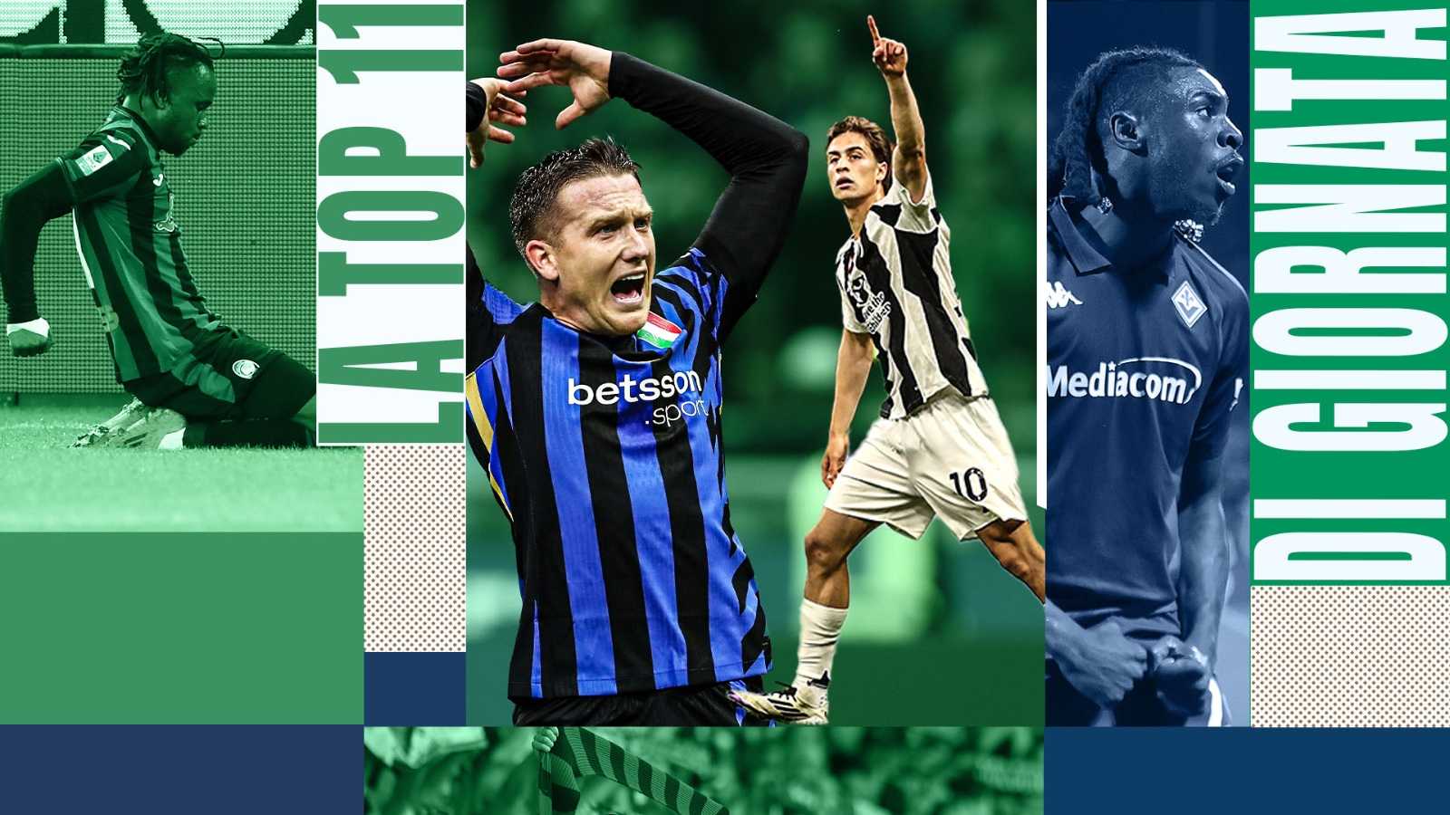 Serie A, la top 11 della 9ª giornata: Lookman spettacolo, treno Tavares, Yildiz cambia la Juve