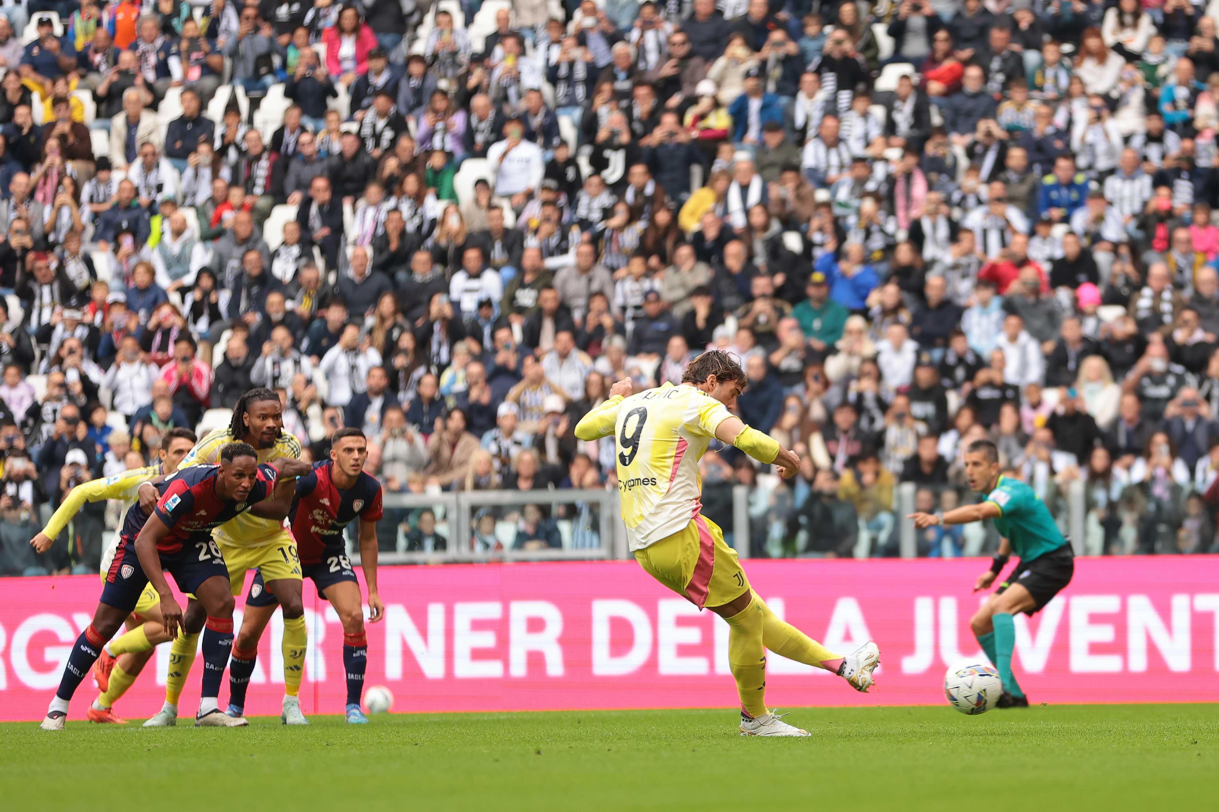 Juventus-Cagliari 1-1: il tabellino