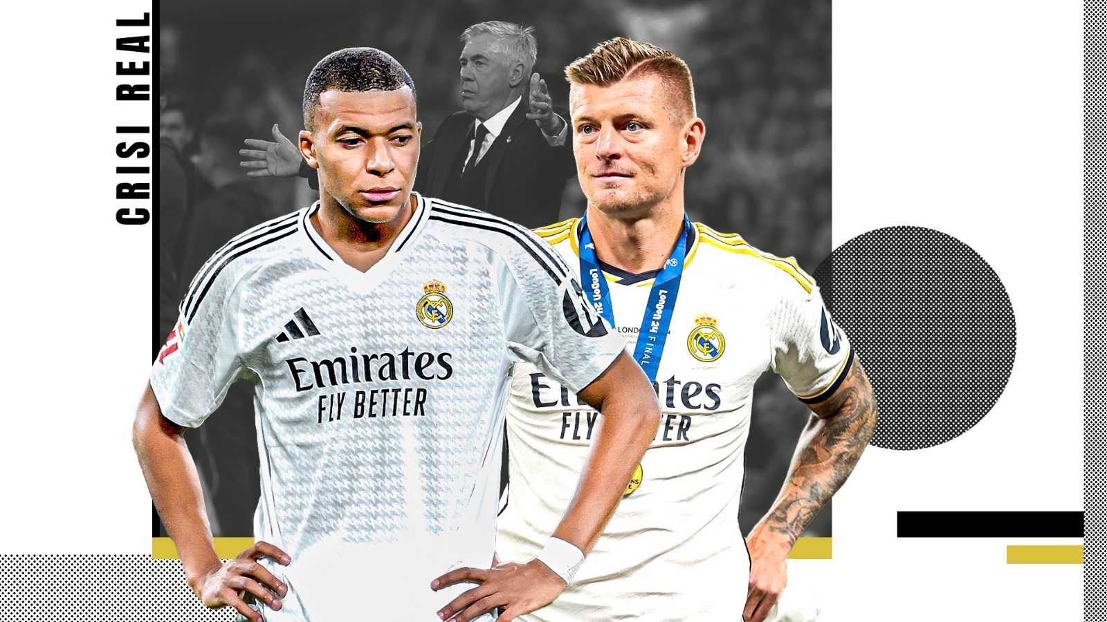 Real Madrid in crisi totale: Mbappé mal sopportato, gli esclusi delusi e quanto manca Kroos, l'equilibratore  