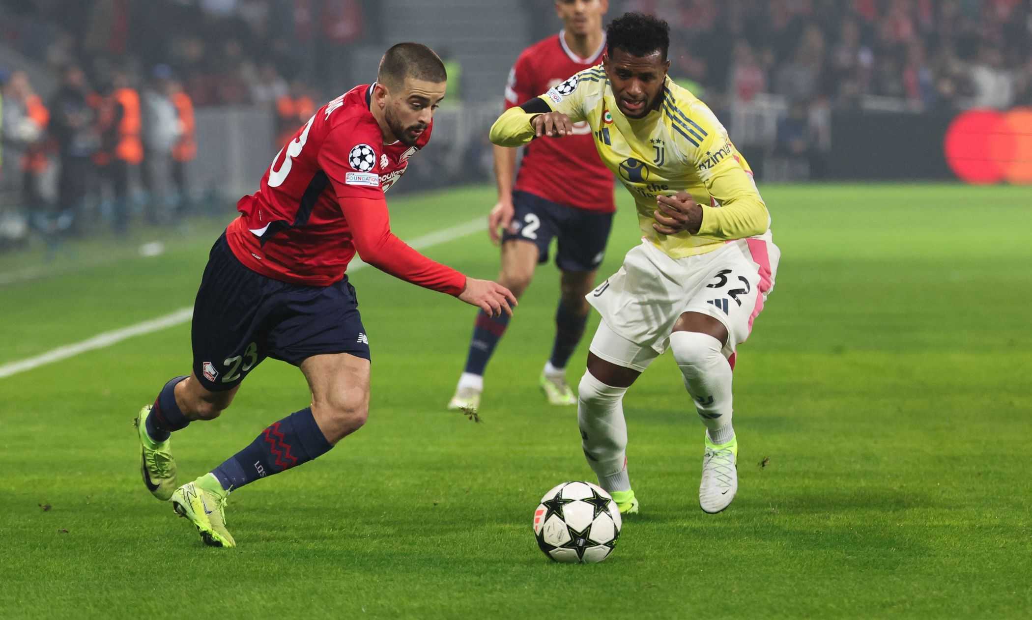 Lille-Juventus, LIVE 1-0: David! Miracolo di Chevalier su Vlahovic, occasione per Yildiz