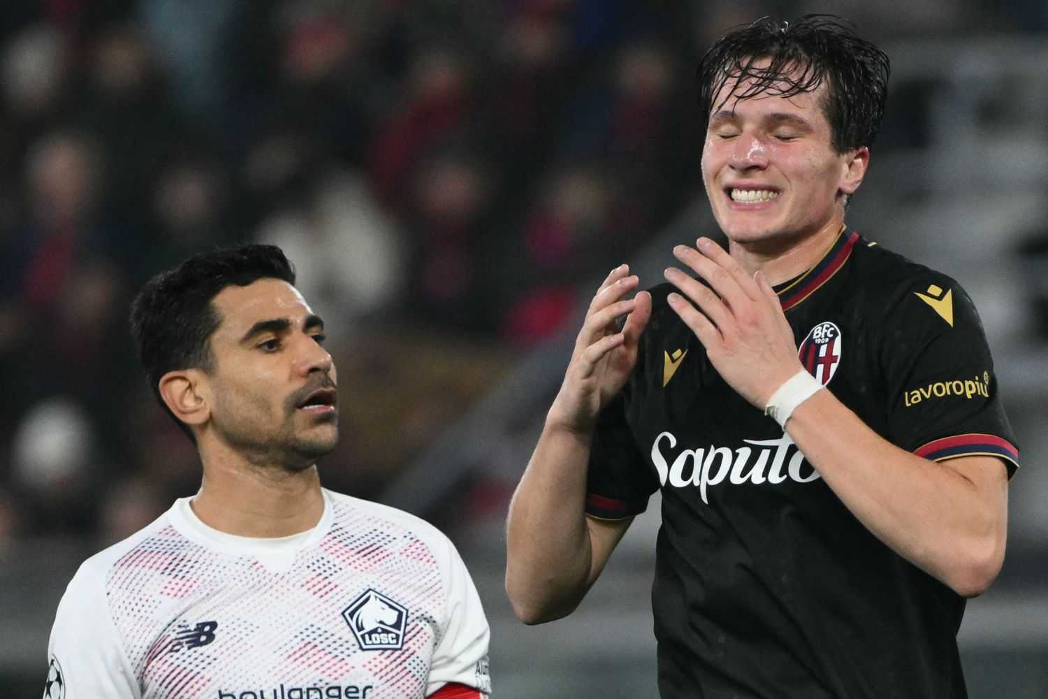 Bologna-Lille LIVE 1-2: doppietta di Mukau