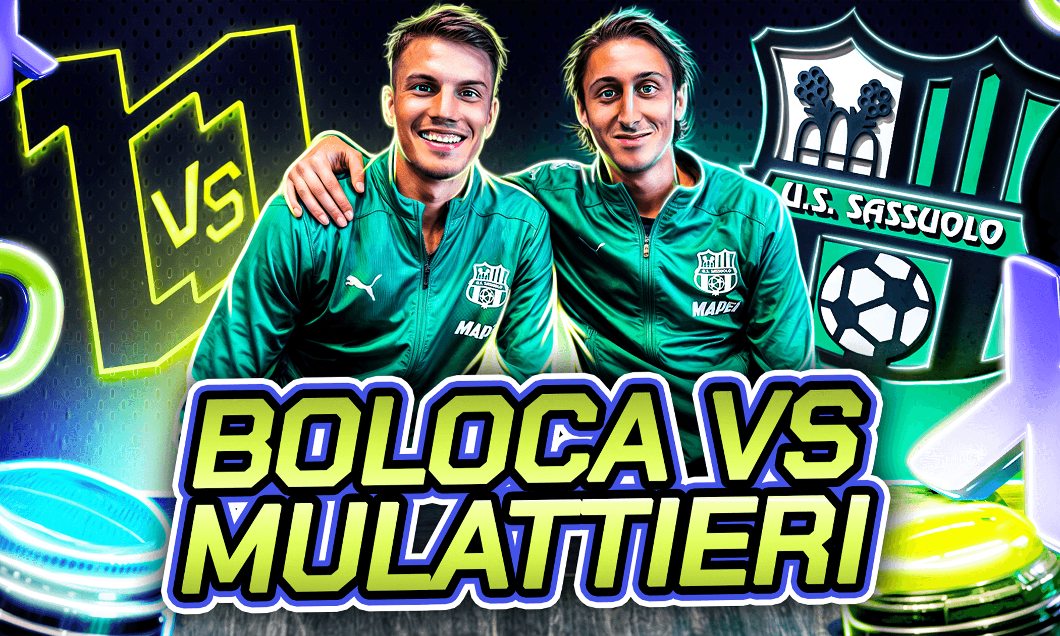 Boloca e Mulattieri ospiti di 1vs1: quiz e giochi, sfida all'ultima risposta