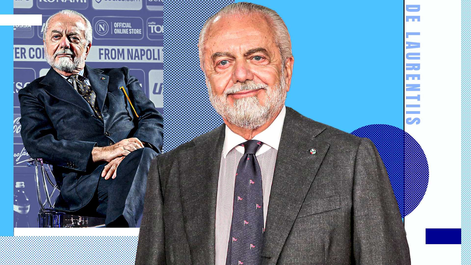 Napoli, De Laurentiis: “Non è un punto in meno dall’Inter che ci deve spaventare. Siamo una grande squadra"