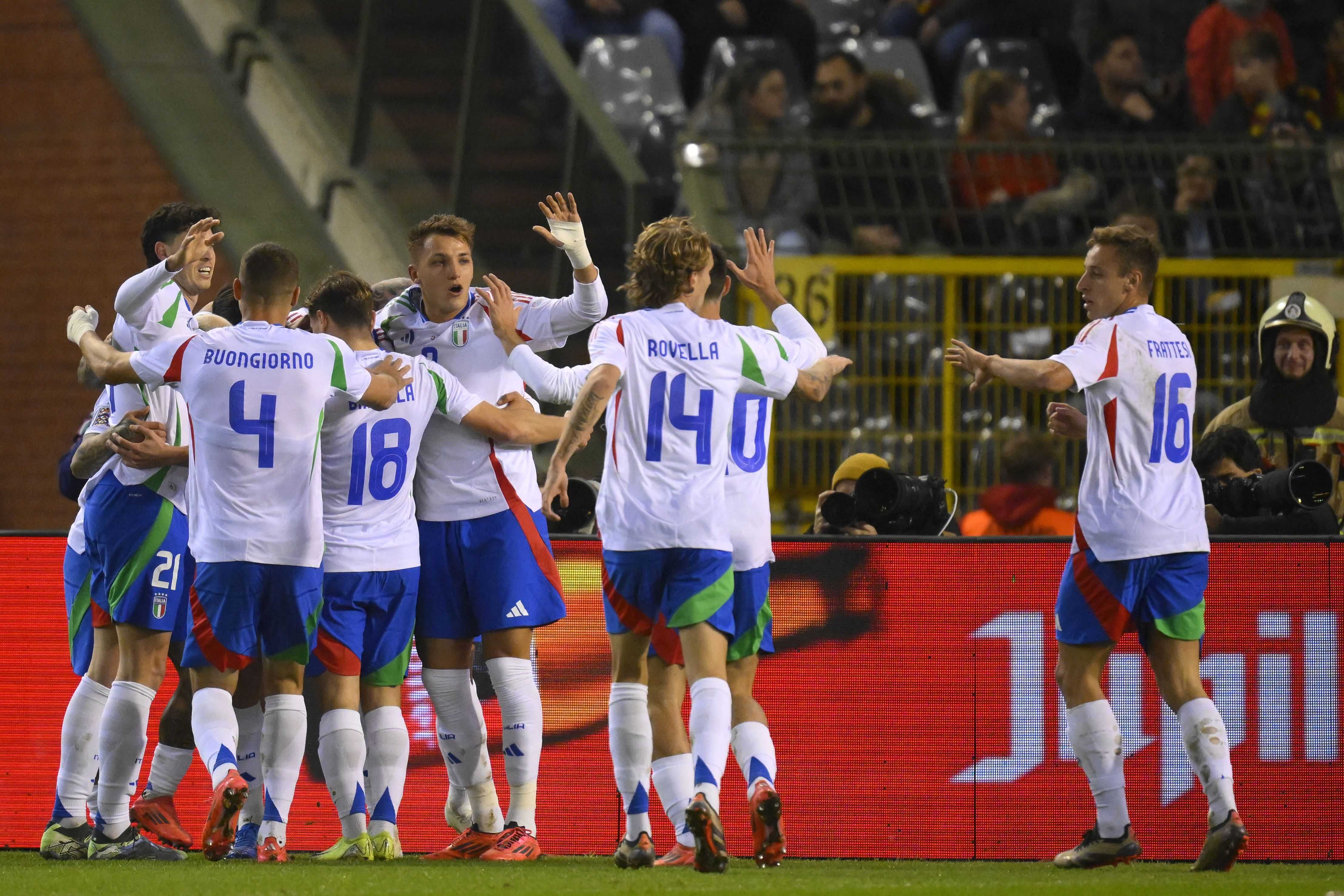 Belgio-Italia 0-1: il tabellino