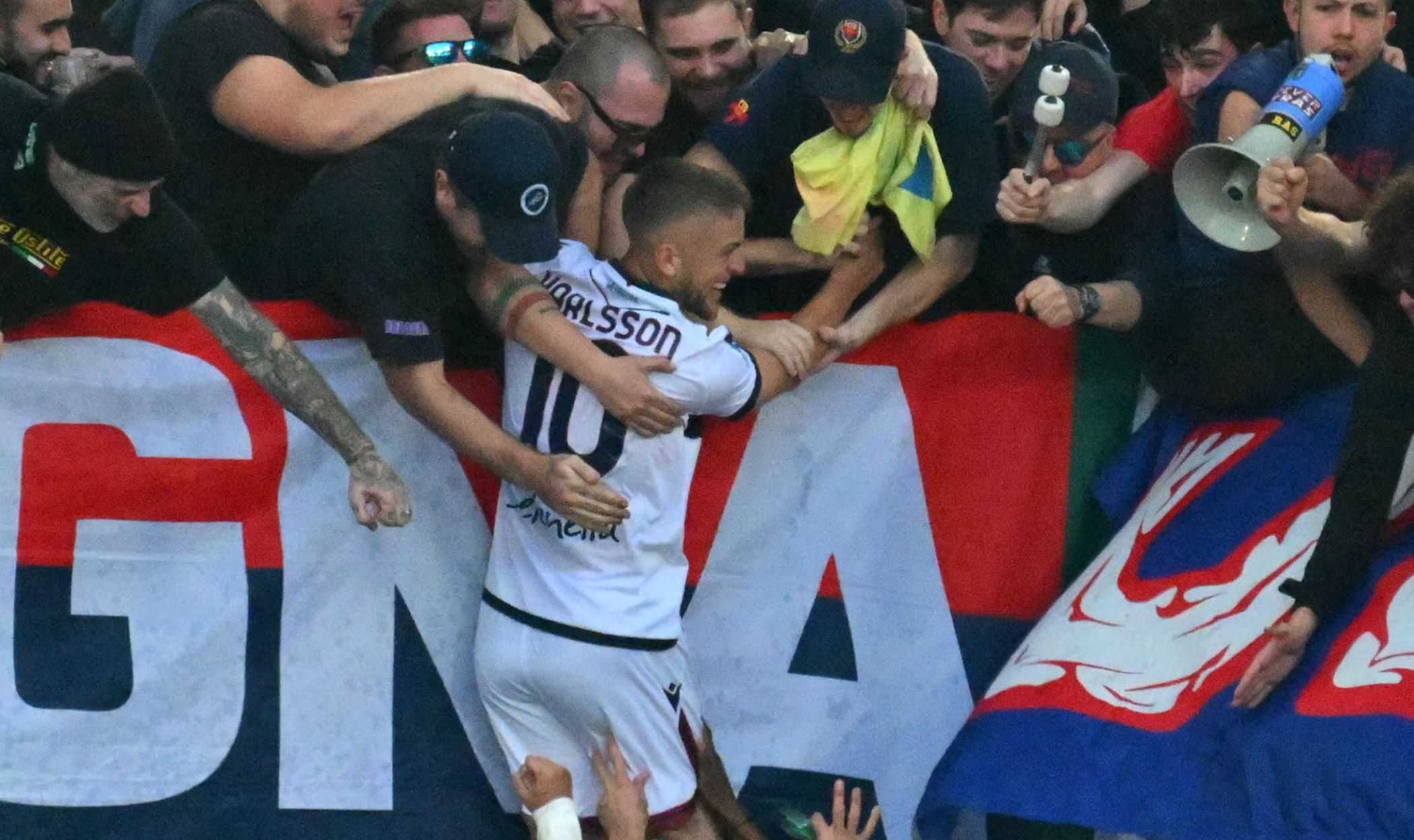 Karlsson e il primo gol: "Avevo dimenticato come si esulta, peccato per Ndoye che ha deciso di uccidere il palo"