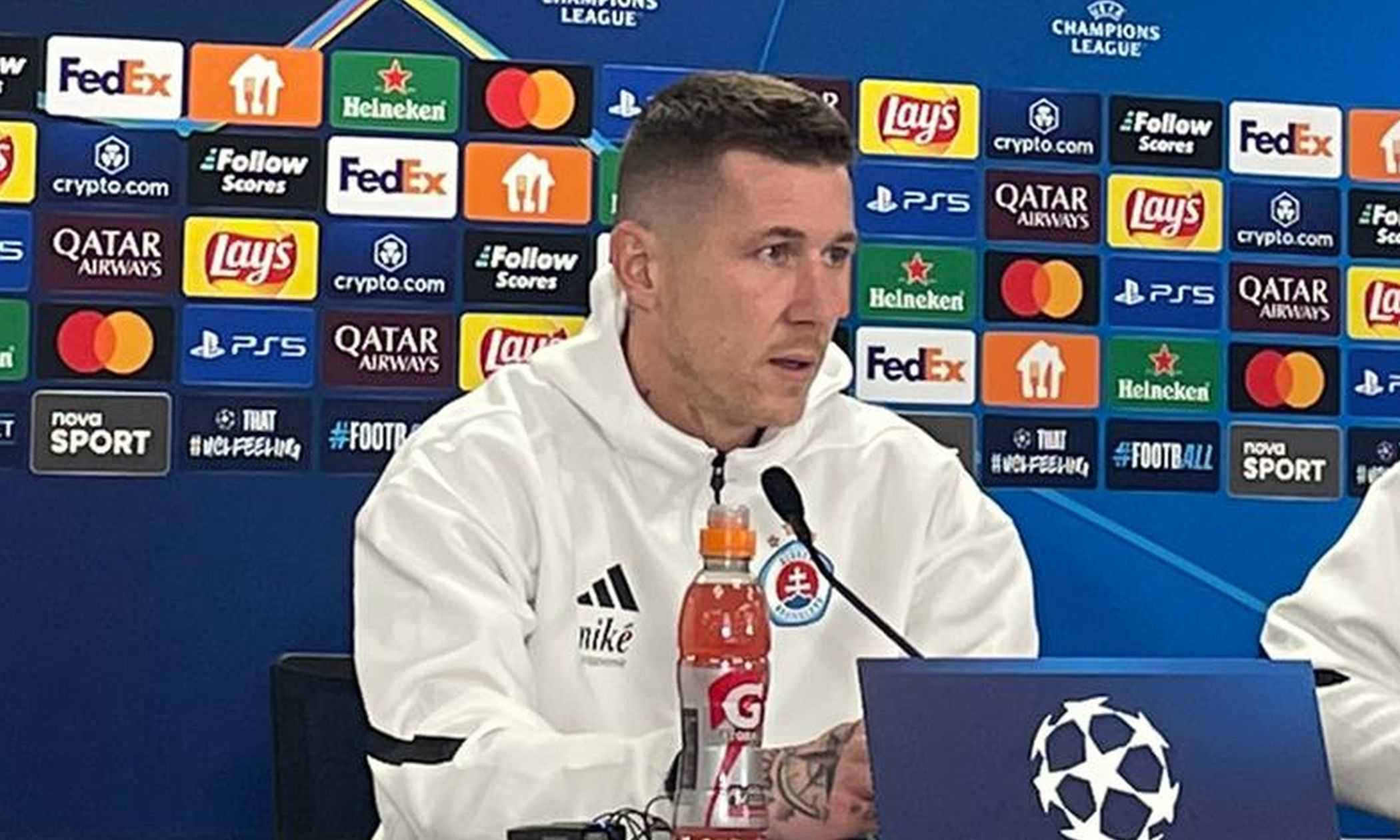 Slovan Bratislava, Kucka su Leao: "Camminava in campo, pensavo che non sarebbe arrivato lontano"