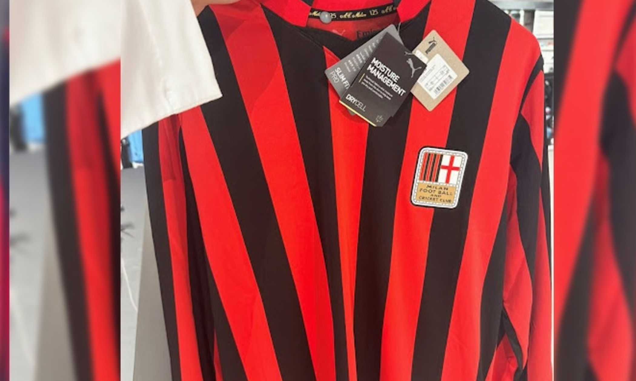 Milan, la maglia per il 125° anniversario: stile retrò contro il Genoa