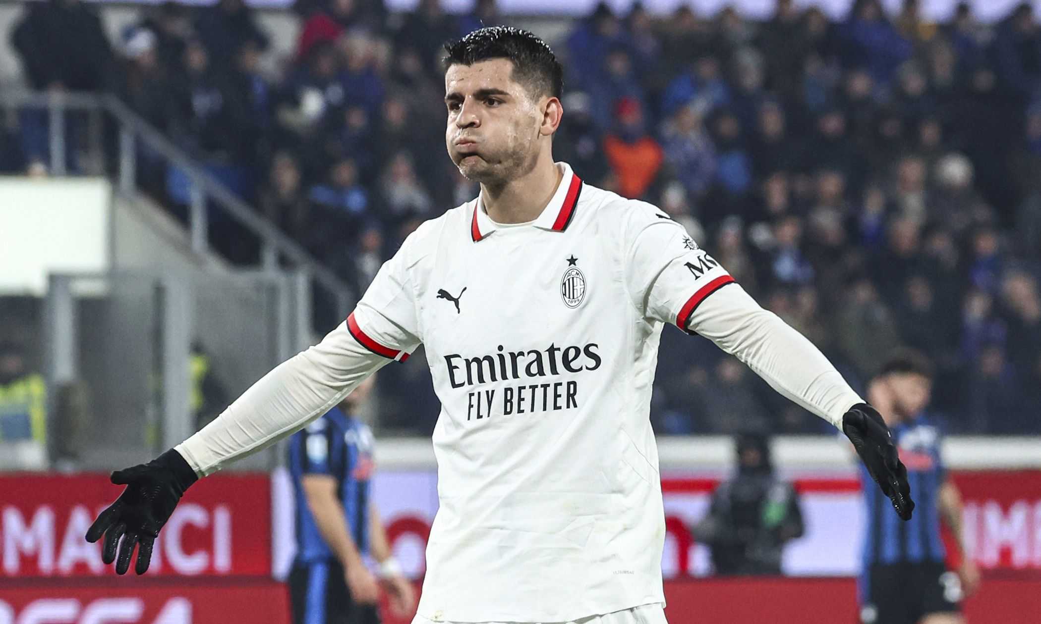 Milan, Morata "smentisce" Fonseca: "Non possiamo guardare gli arbitri, non abbiamo meritato la vittoria"