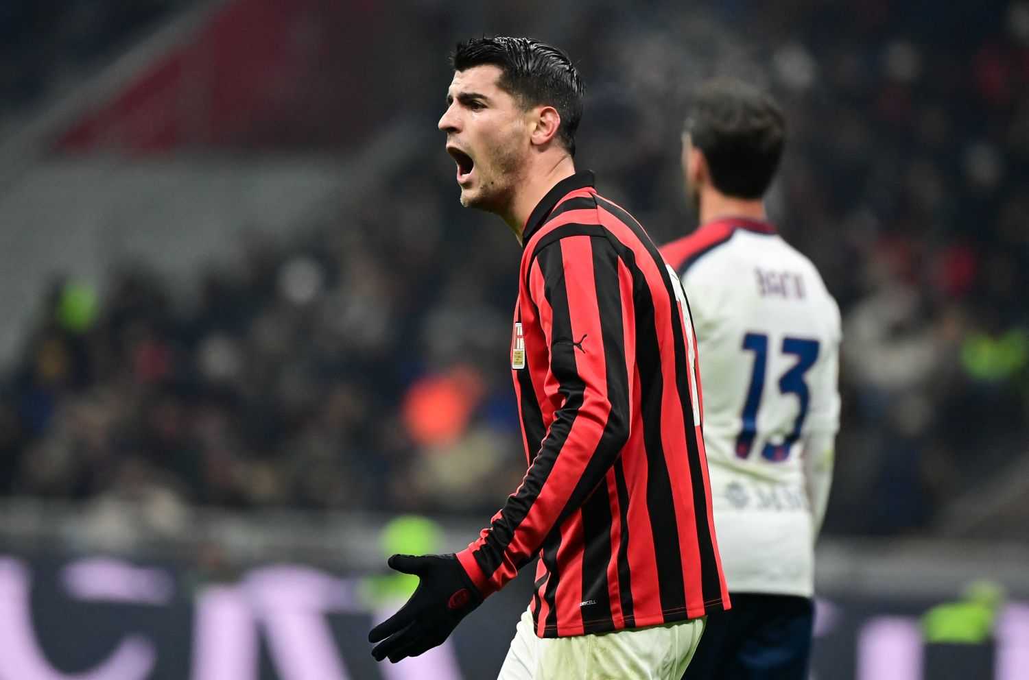 Milan-Genoa 0-0 LIVE: clamorosa traversa di Morata!