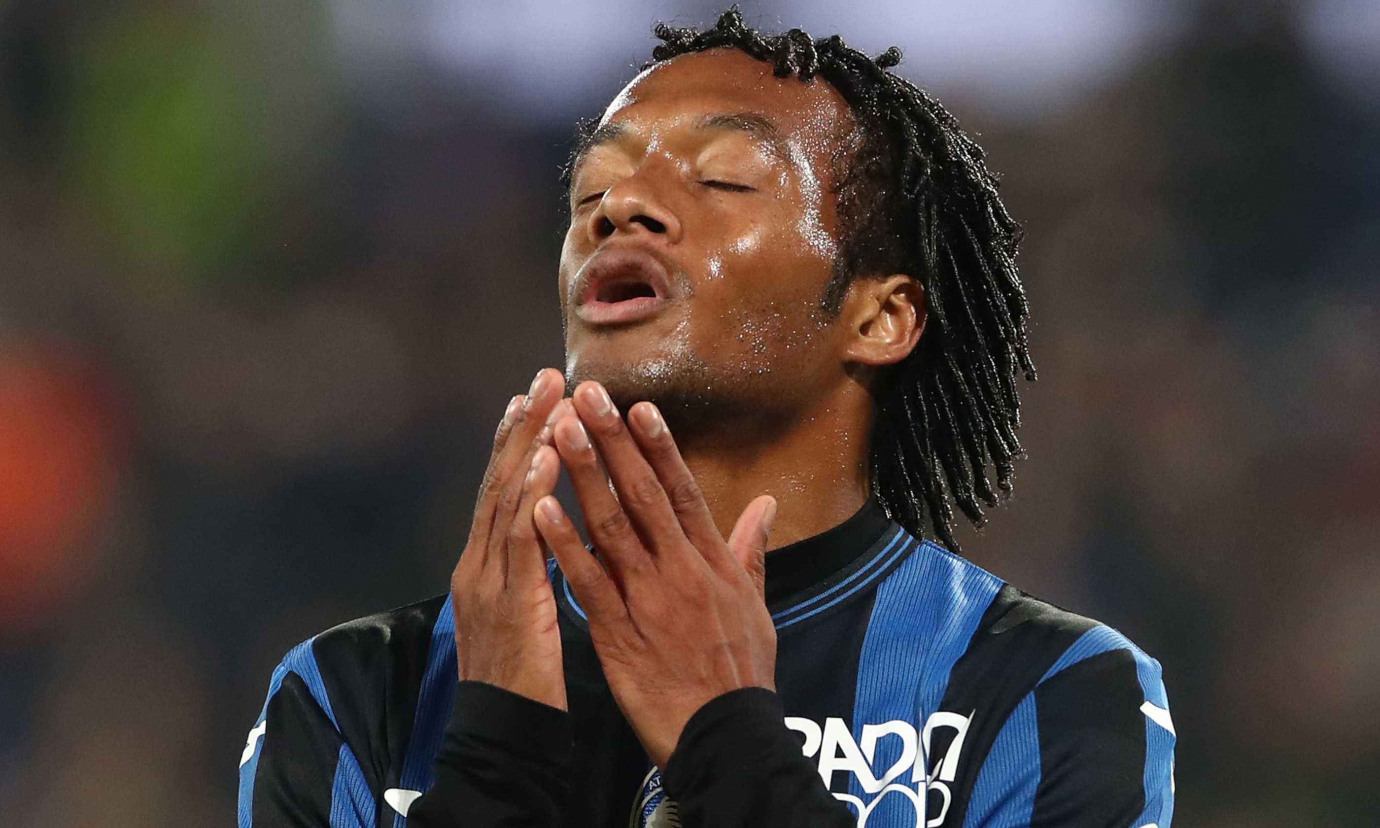 Atalanta, infortunio muscolare per Cuadrado: sarà out col Milan