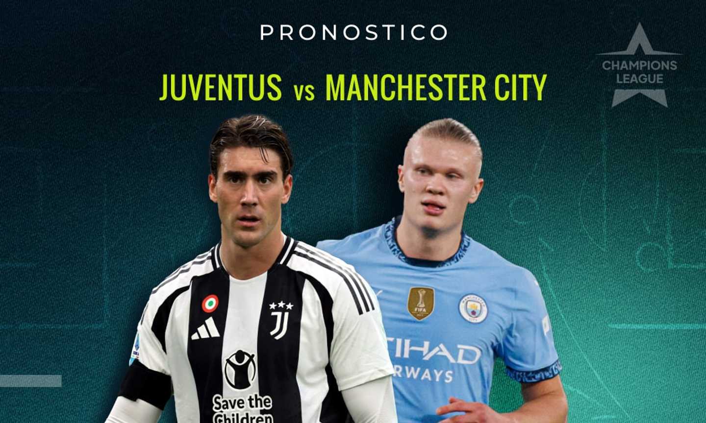 Pronostico Juventus-City oggi, 1x2 e risultato esatto: il parere dei bookies