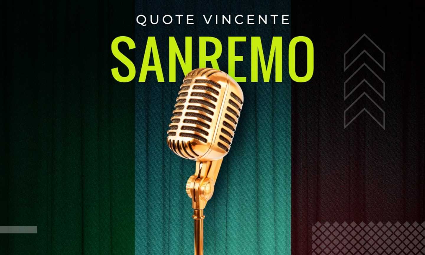 Quote vincente Sanremo 2025 e il pronostico sul Festival