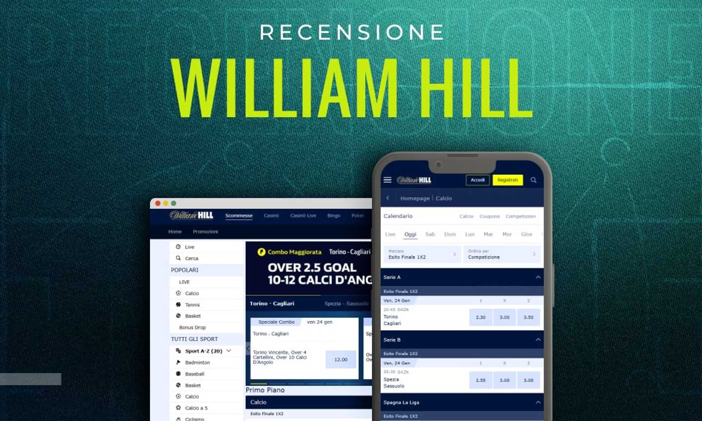 Recensione William Hill: il test definitivo e la nostra opinione