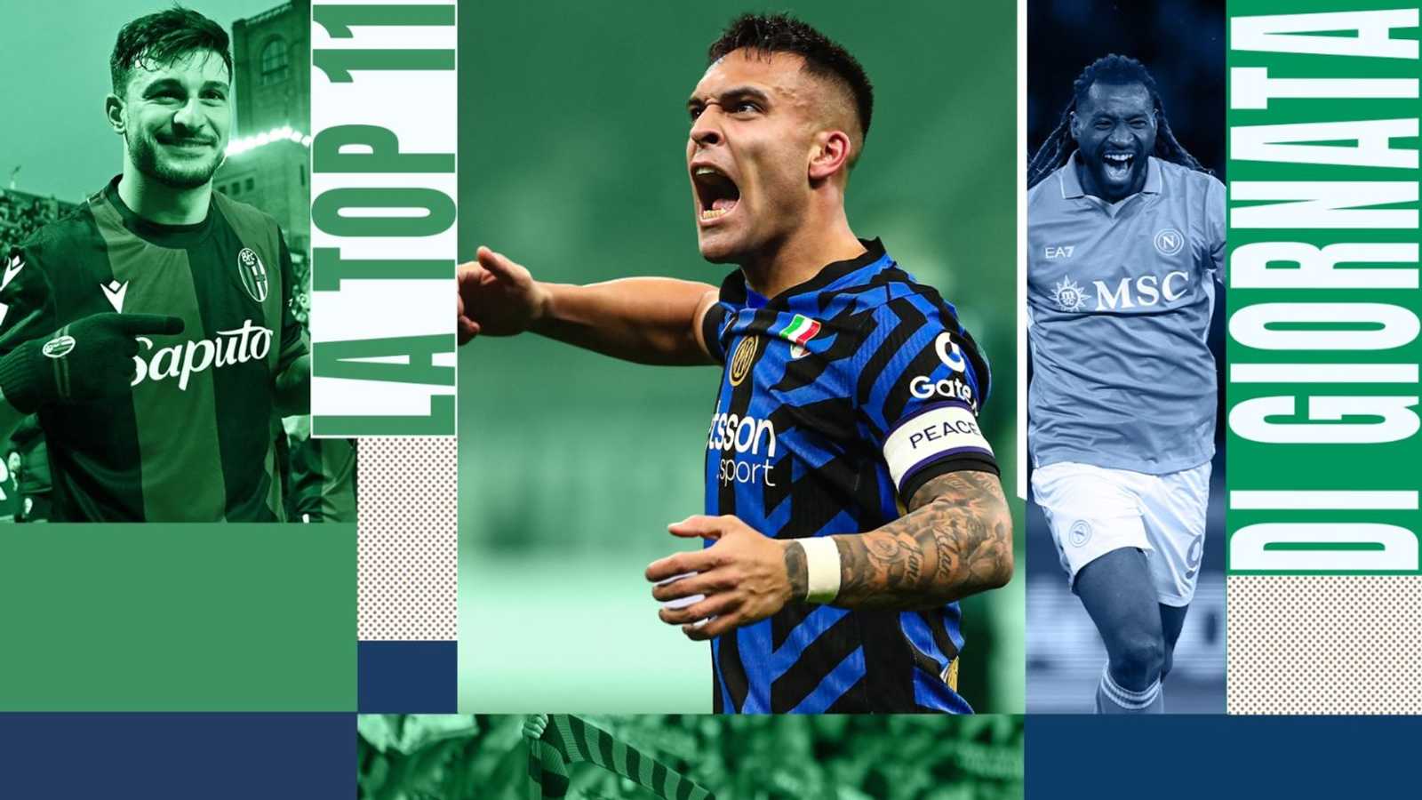 Top 11 Serie A: Lautaro show. Diao, Mbangula e Zortea che trio. È tornato Dybala 