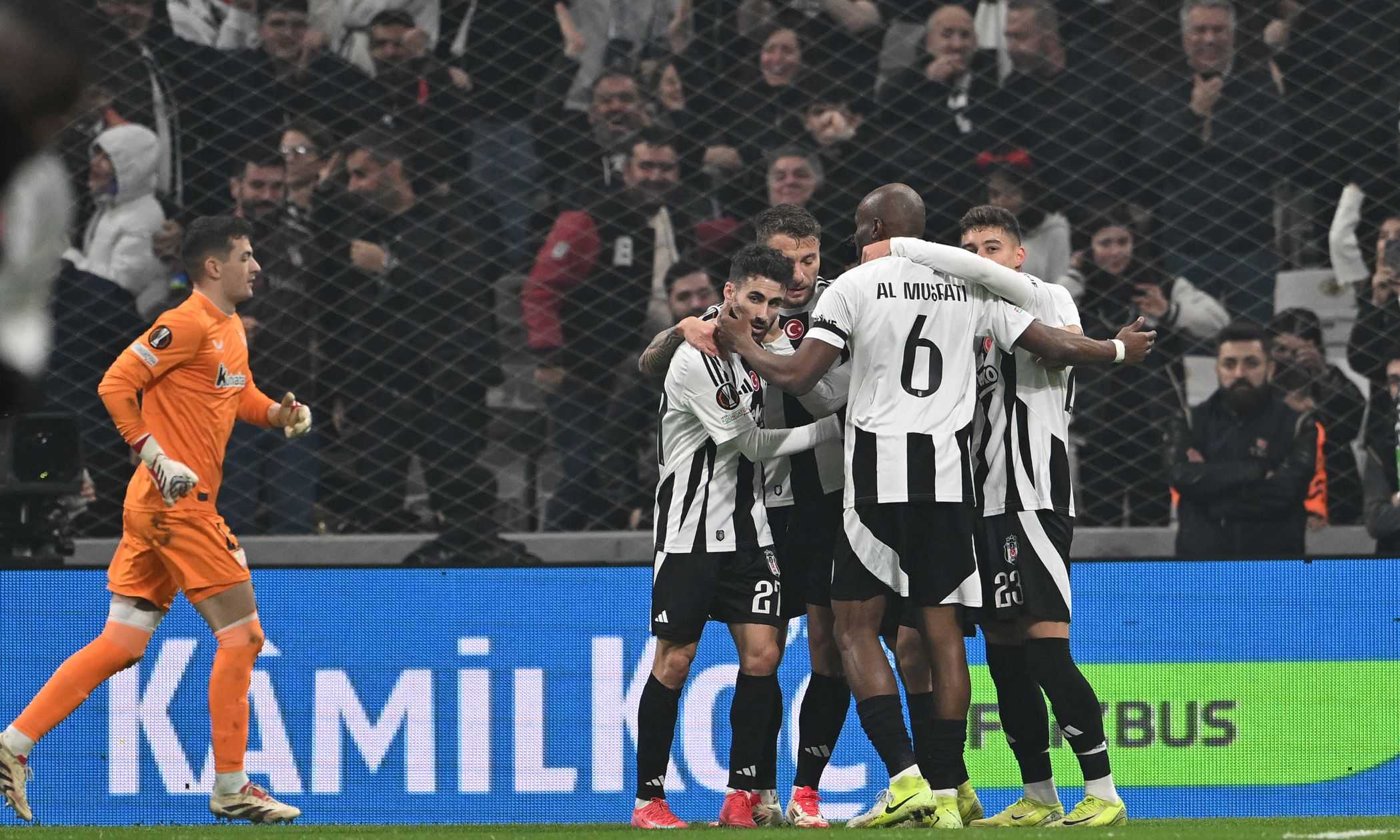 Europa League: il Besiktas batte l'Athletic Bilbao, la Lazio può allungare in classifica