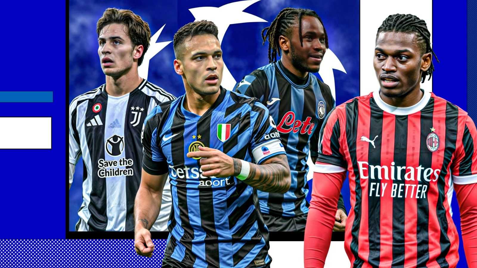 Champions League - Atalanta, Inter, Juventus e Milan: chi ha più possibilità di finire in Top 8 e chi va ai playoff