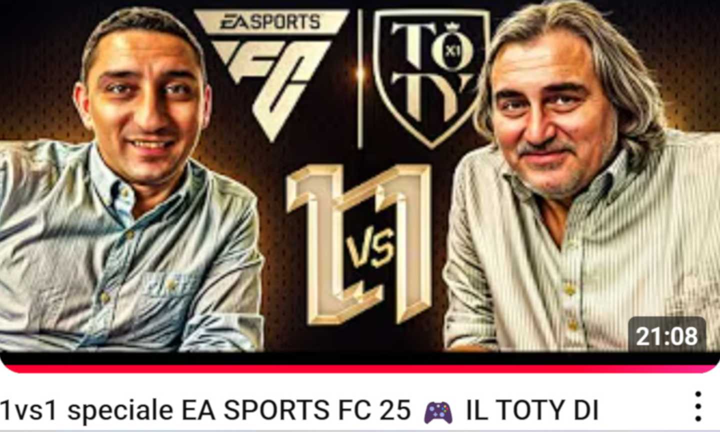 1vs1 speciale EA, che sfida tra Pardo e Maisani per il Team Of The Year!