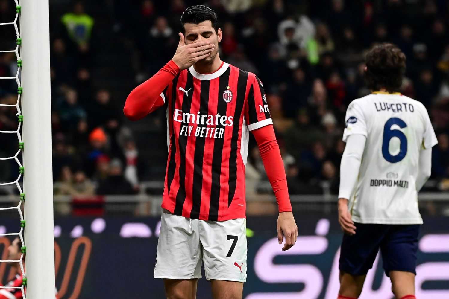 Il Milan si ferma ancora: 1-1 col Cagliari, debutto amaro per Conceicao in Serie A