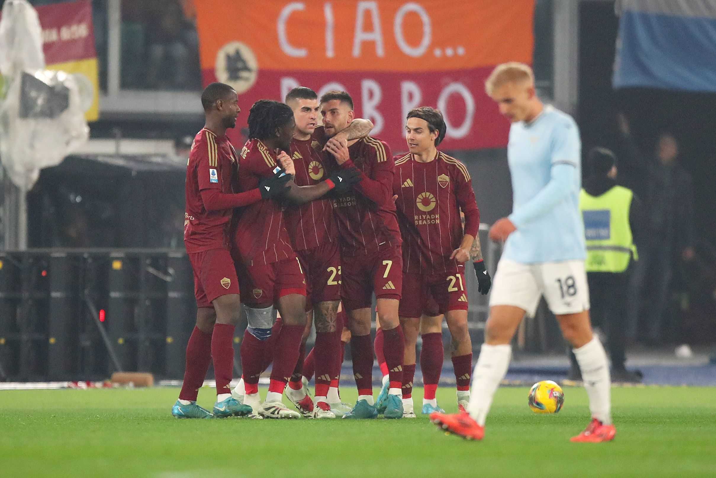 Roma-Lazio 2-0 LIVE: Pellegrini e Saelemaekers, uno-due in 18'!