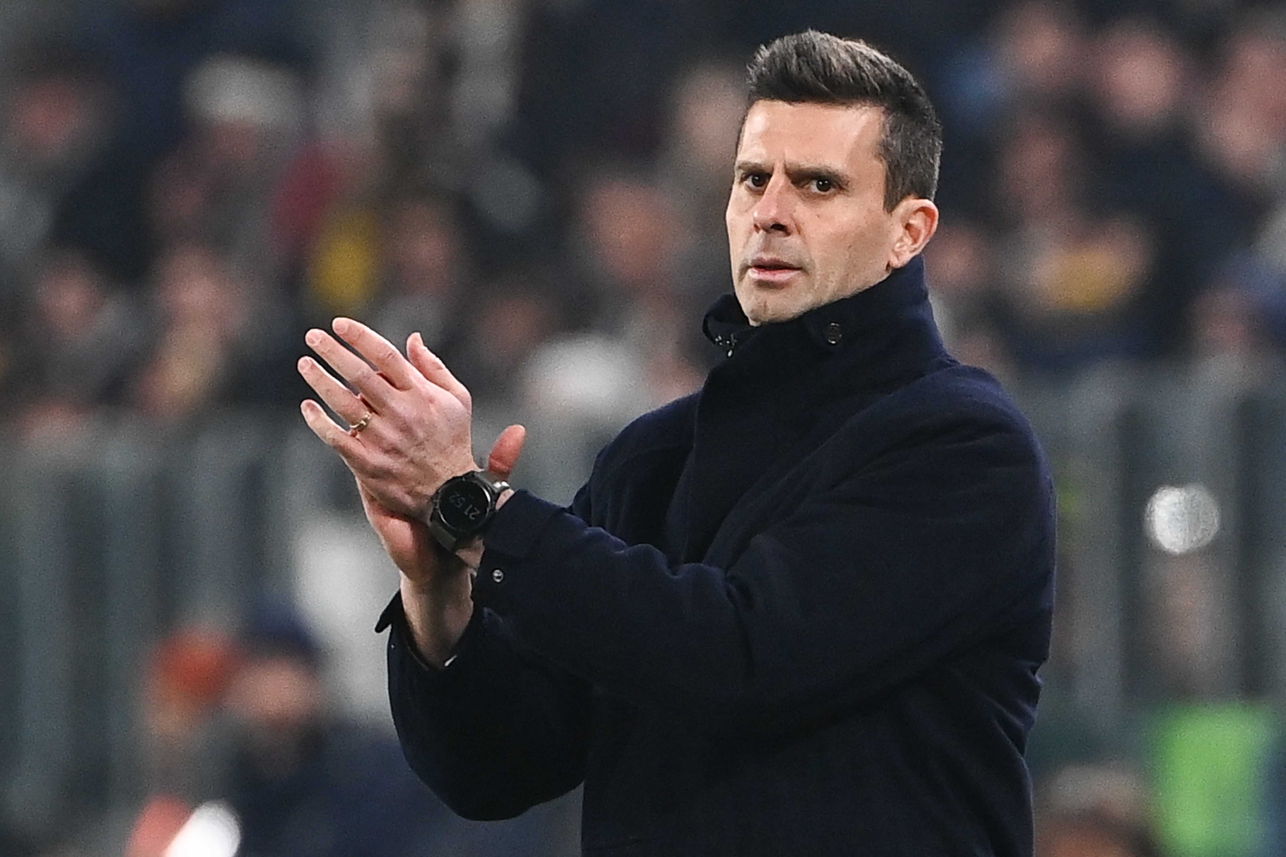 Juventus, Thiago Motta: "Il PSV è forte: dobbamo essere squadra. Kolo Muani si è adattato subito"