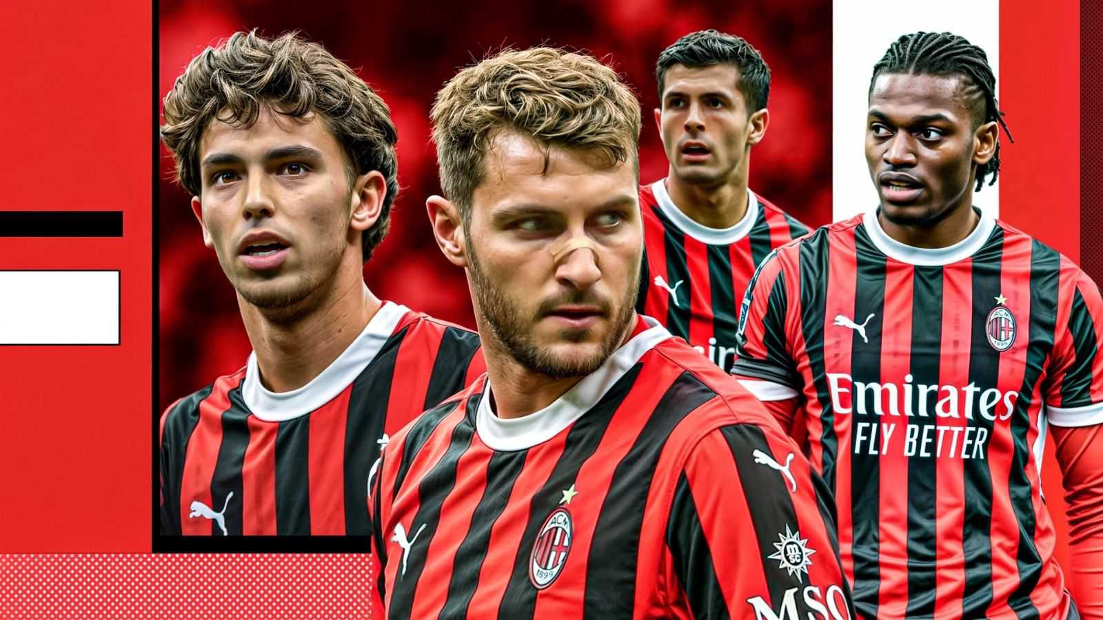 Milan, col Feyenoord Gimenez, Leao, Joao Felix e Pulisic tutti insieme "per forza". A meno che...