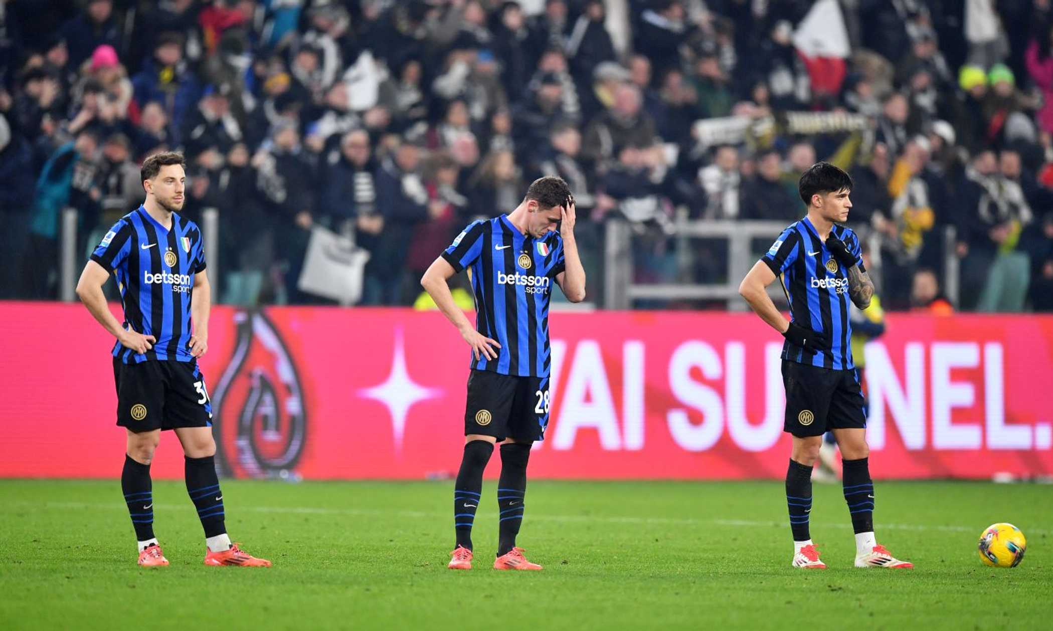 L'Inter perde anche con la Juventus: gli scontri diretti sono un problema